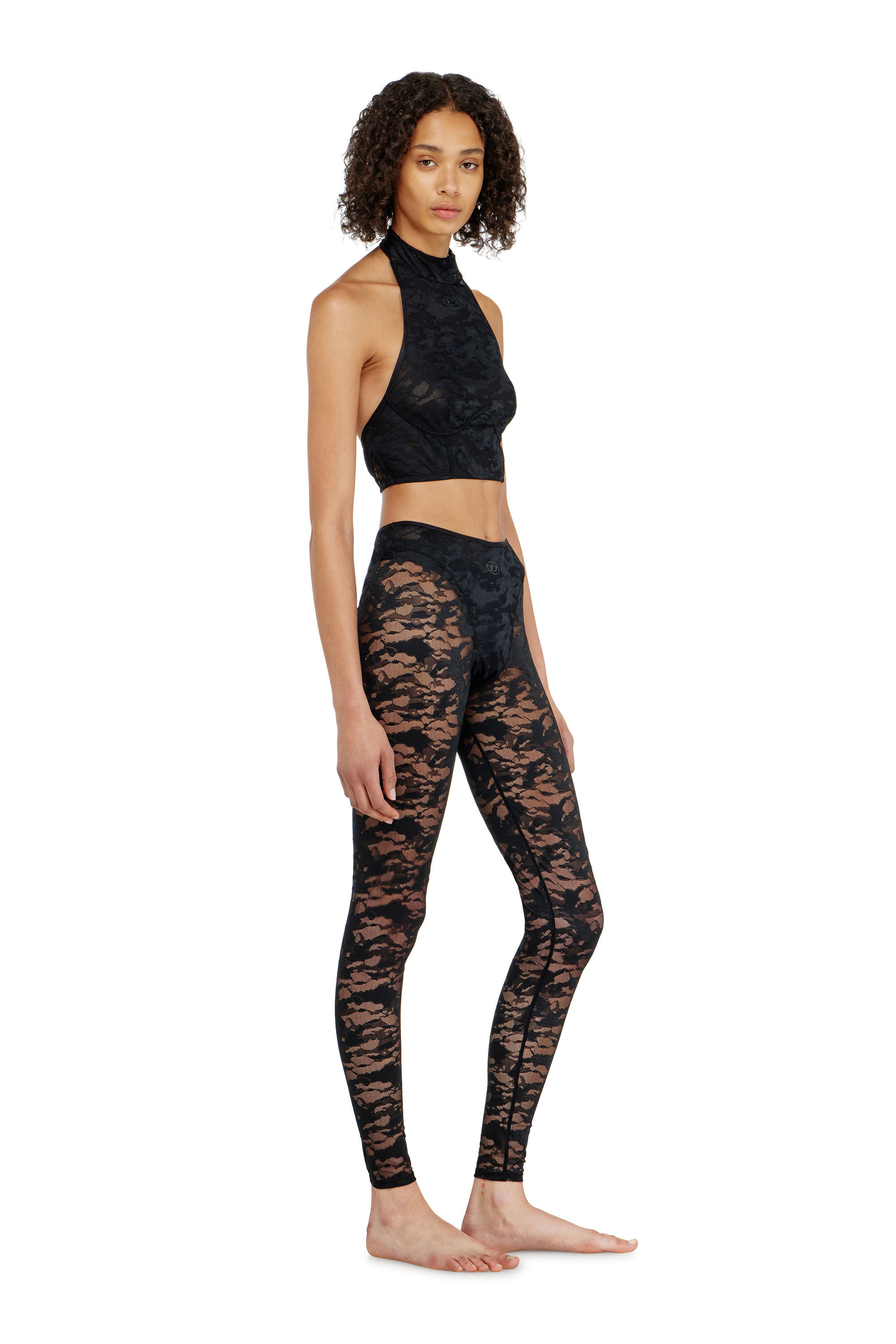Diesel - HAYLEY-UTLT, Leggings de encaje de nailon camouflage Mujer in ToBeDefined - 1