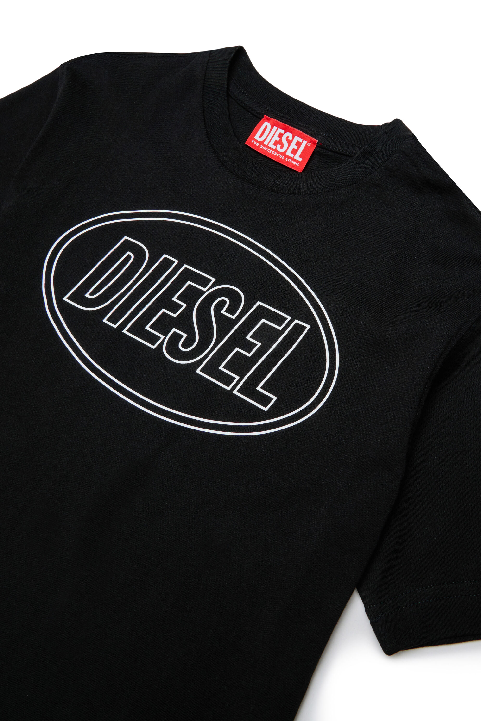 Diesel - TCIRCLE OVER, Camiseta de algod&oacute;n con estampado Diesel Hombre in Negro - 3