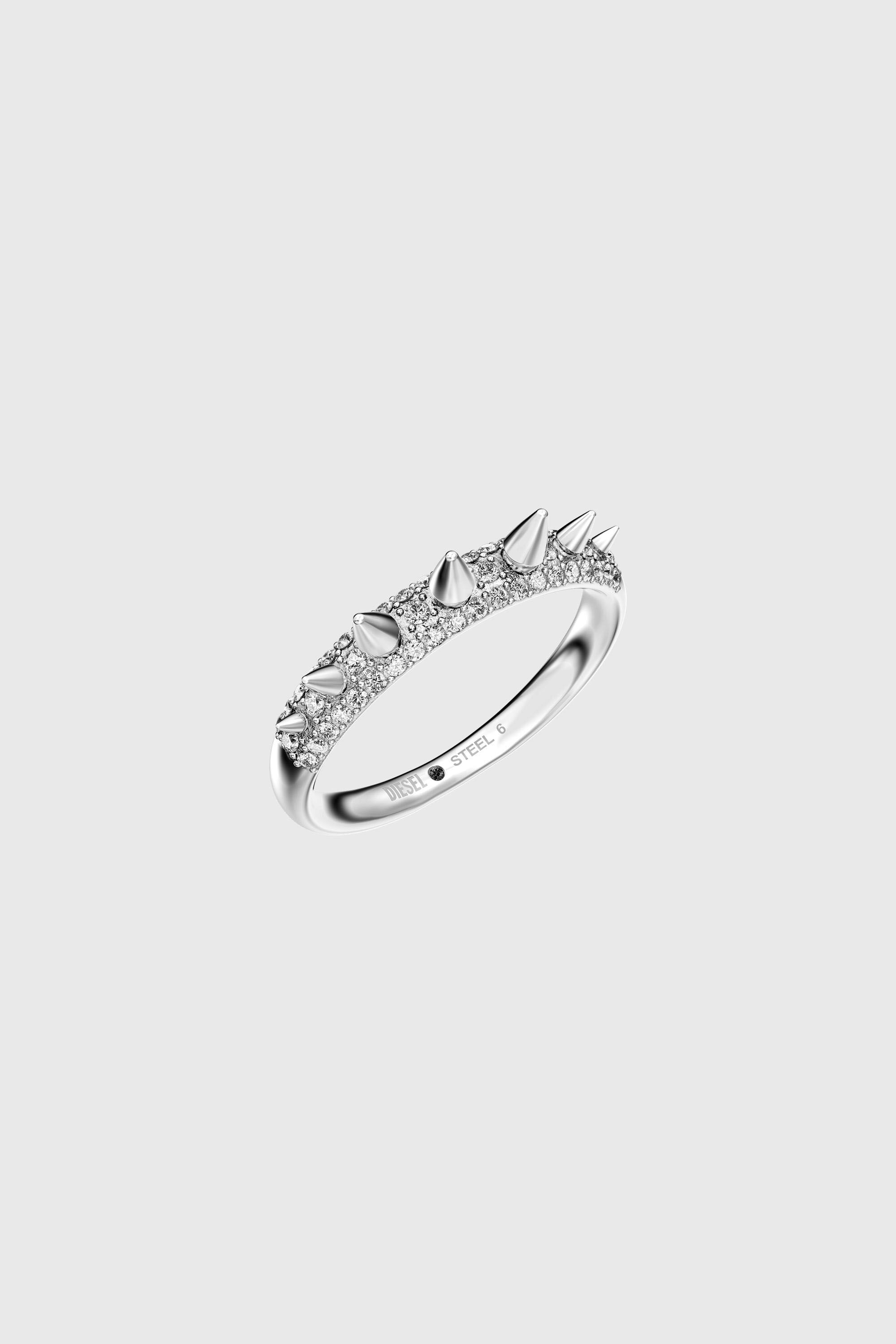 Diesel - DX1729040, Anillo tipo banda de acero inoxidable Unisex in Plateado - 1