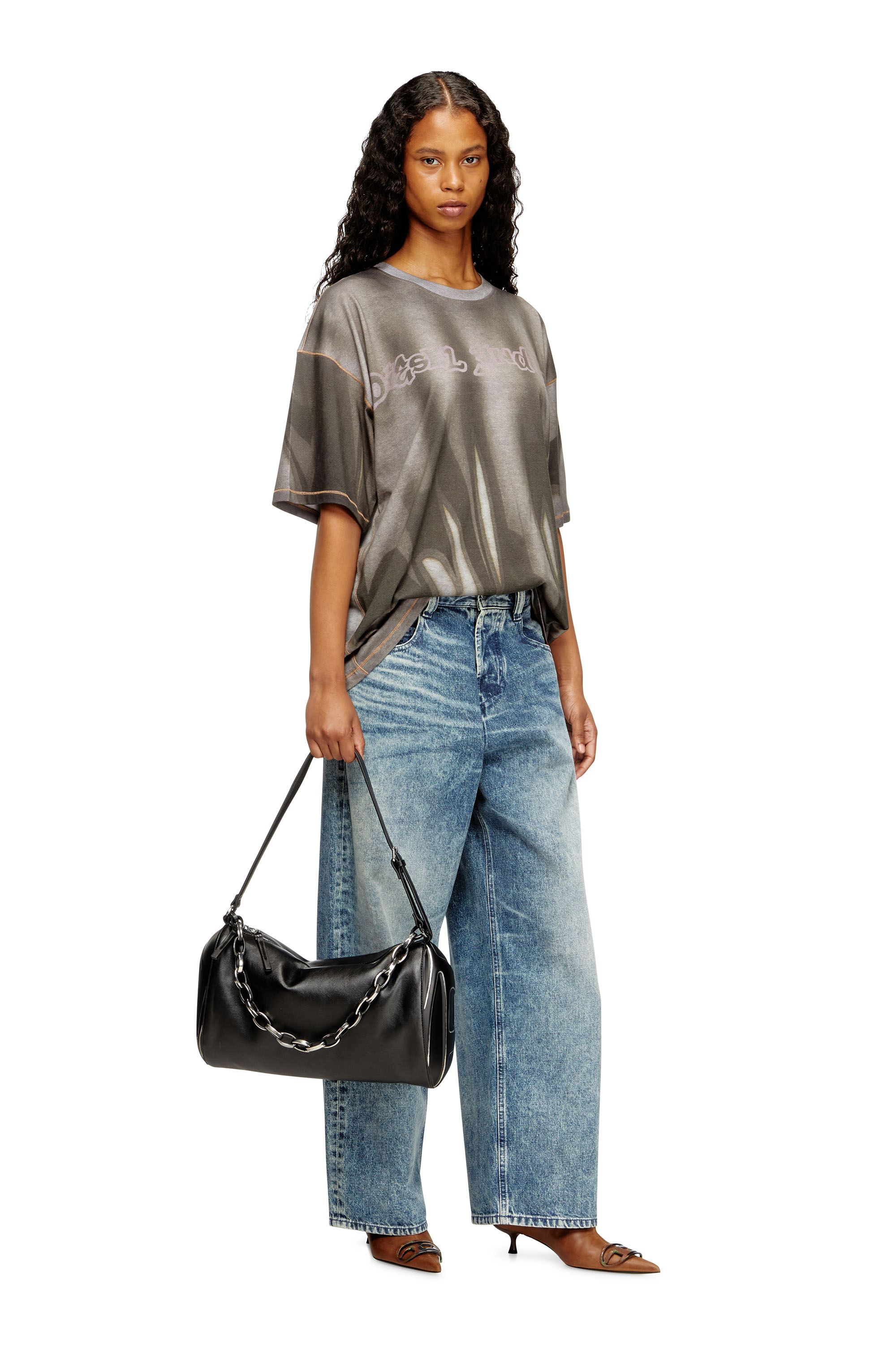 Diesel - Relaxed Jeans 1997 D-Enim 007DA Unisex, Azul Claro - 7