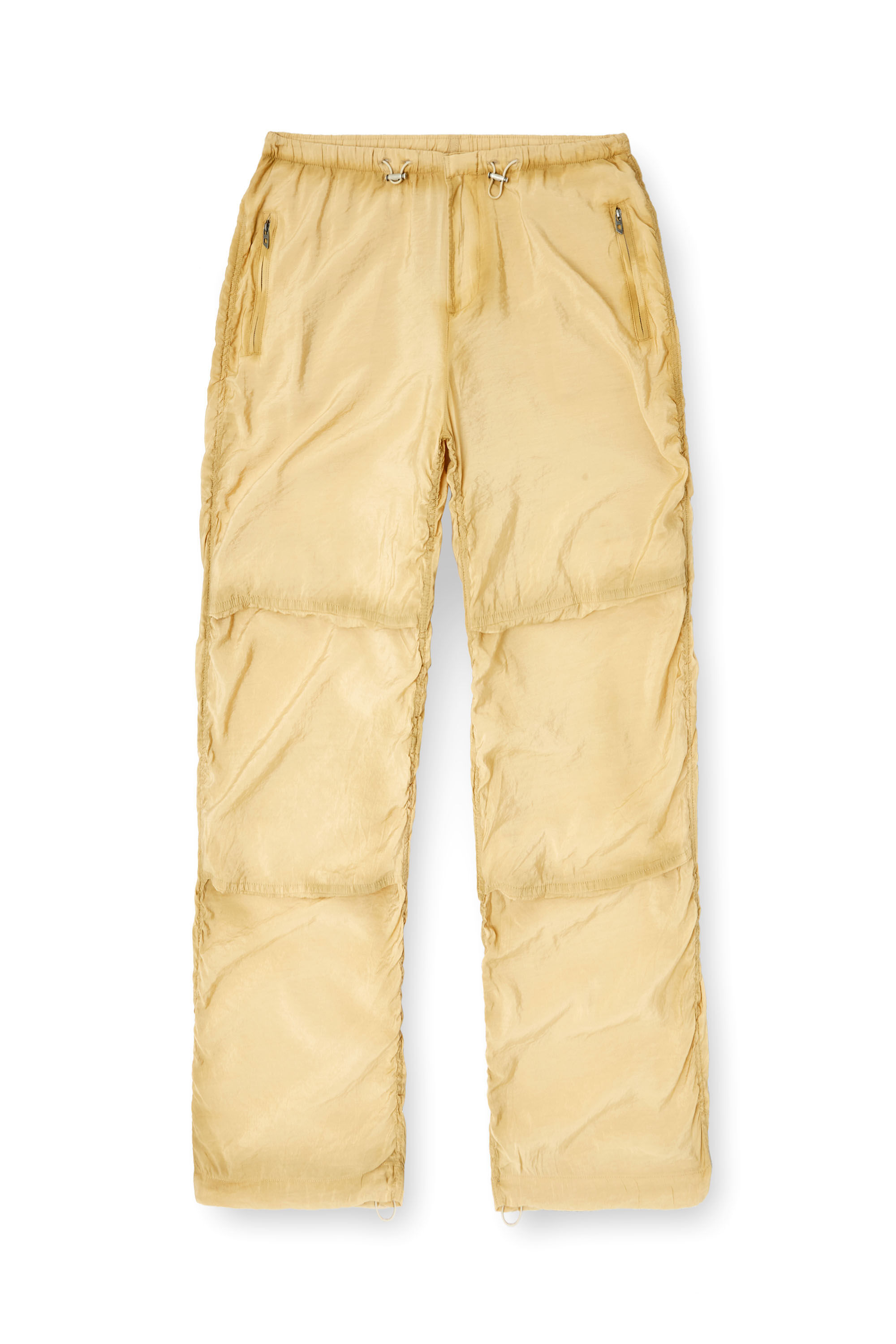 Diesel - P-DAILY, Pantalones utility en tela ligera y arrugada Hombre in Beige - 2