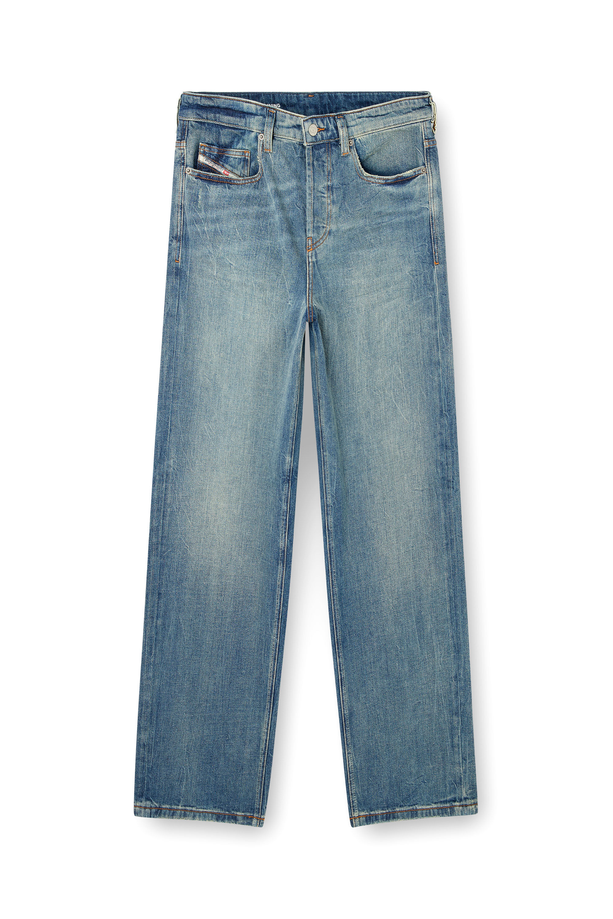 Diesel - Relaxed Jeans 2001 D-Macro 0CLBB Hombre, Azul medio - 2