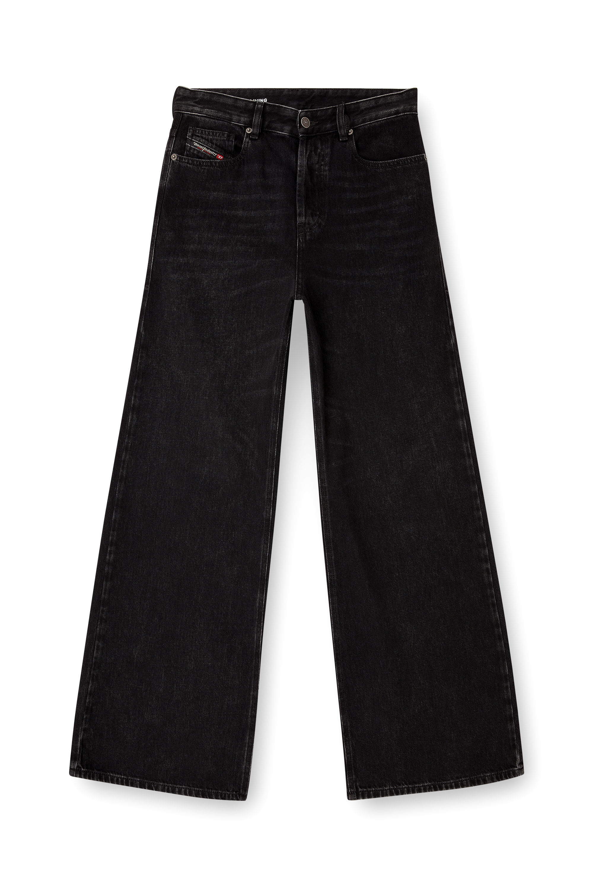 Diesel - Relaxed Jeans 1996 D-Sire 09P09 Mujer, Negro/Gris oscuro - 2