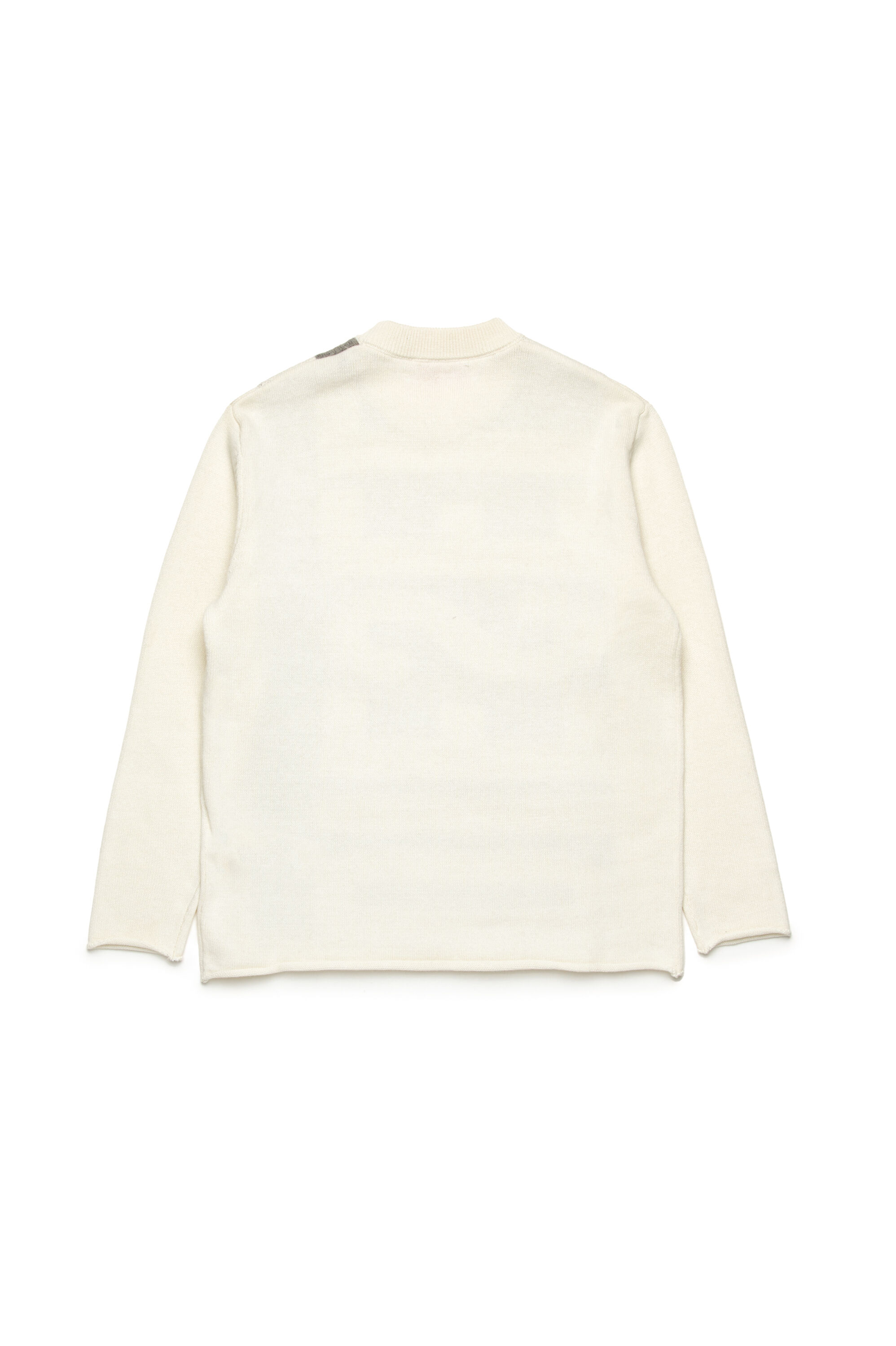 Diesel - KFLOYD OVER, Jersey con logotipo despegable Hombre in Blanco - 2