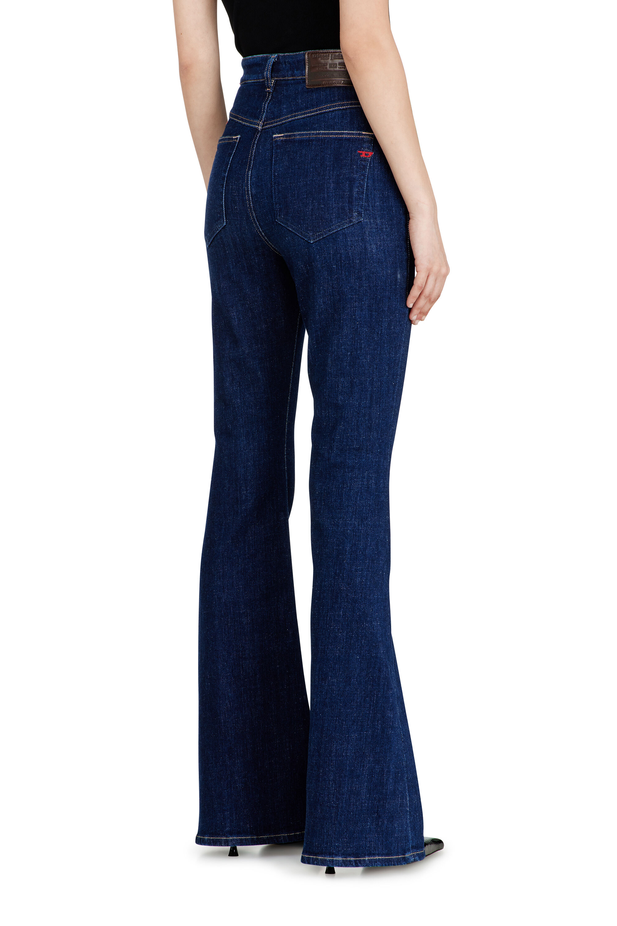 Diesel - Bootcut Jeans 1973 D-Partt 09Q03 Mujer, Azul Oscuro - 5