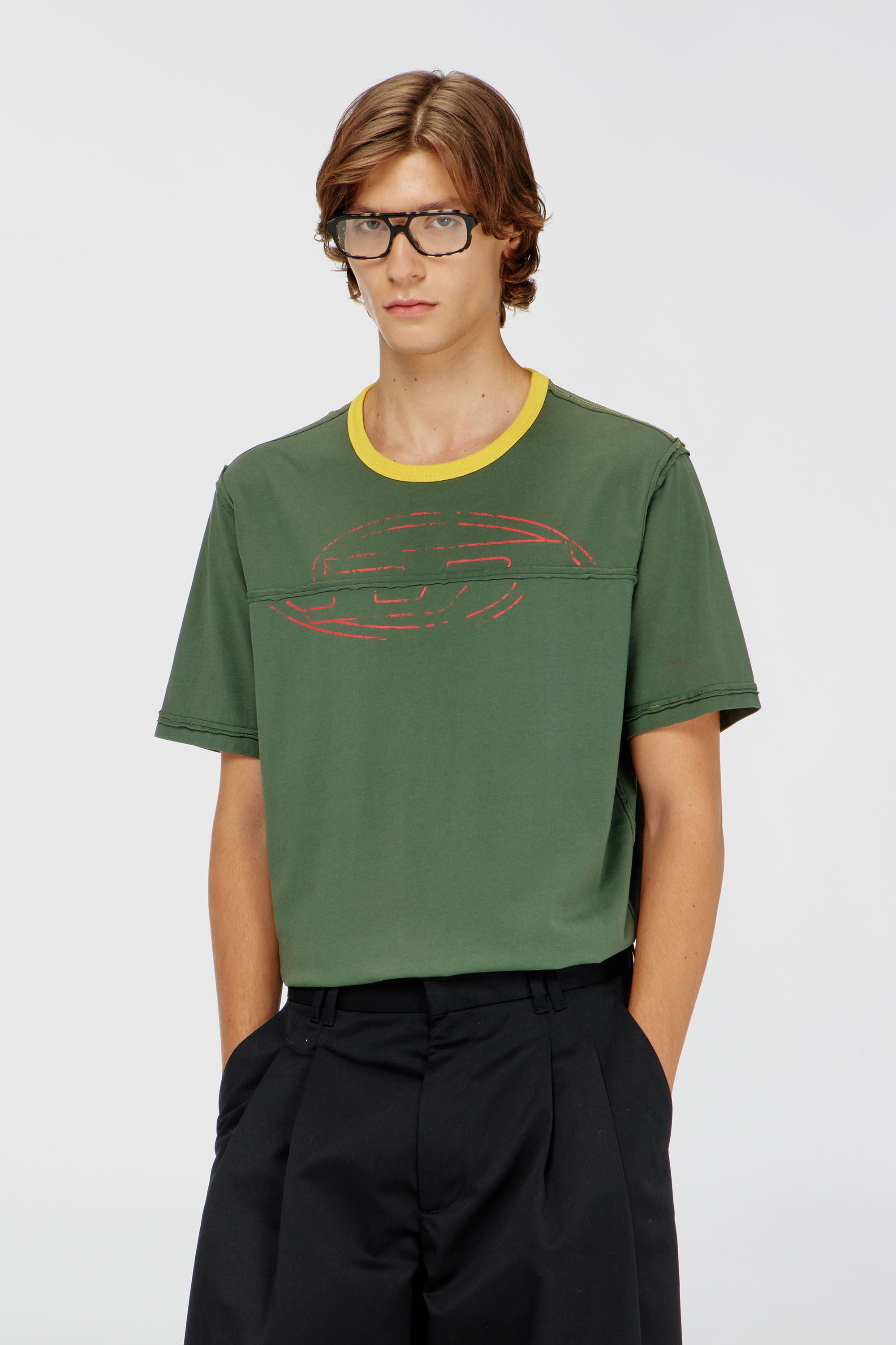 T-ADJUST-CUT-OD, Verde Oliva