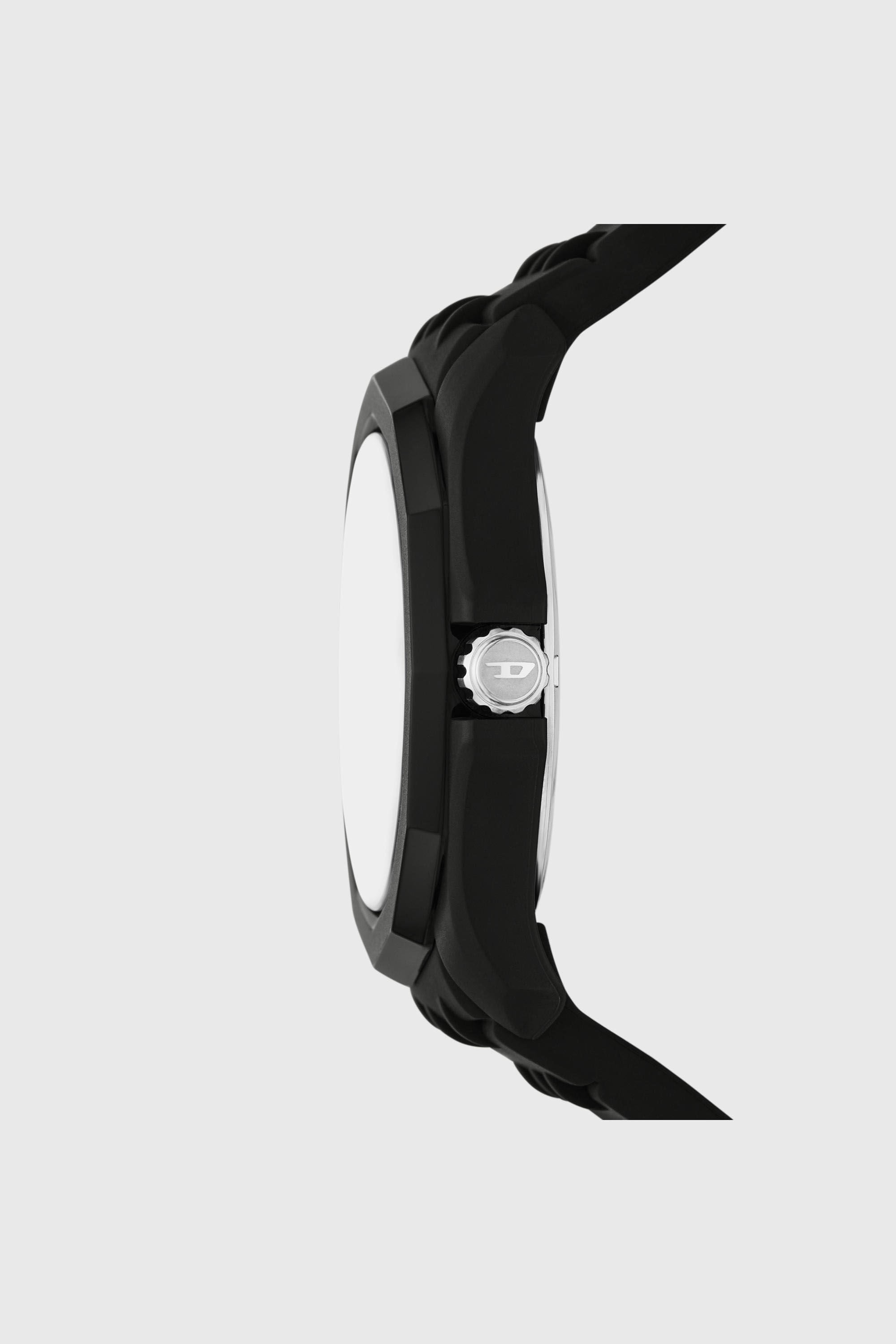Diesel - DZ2243 WATCH, Man's Stinger black silicone watch in Black - 3