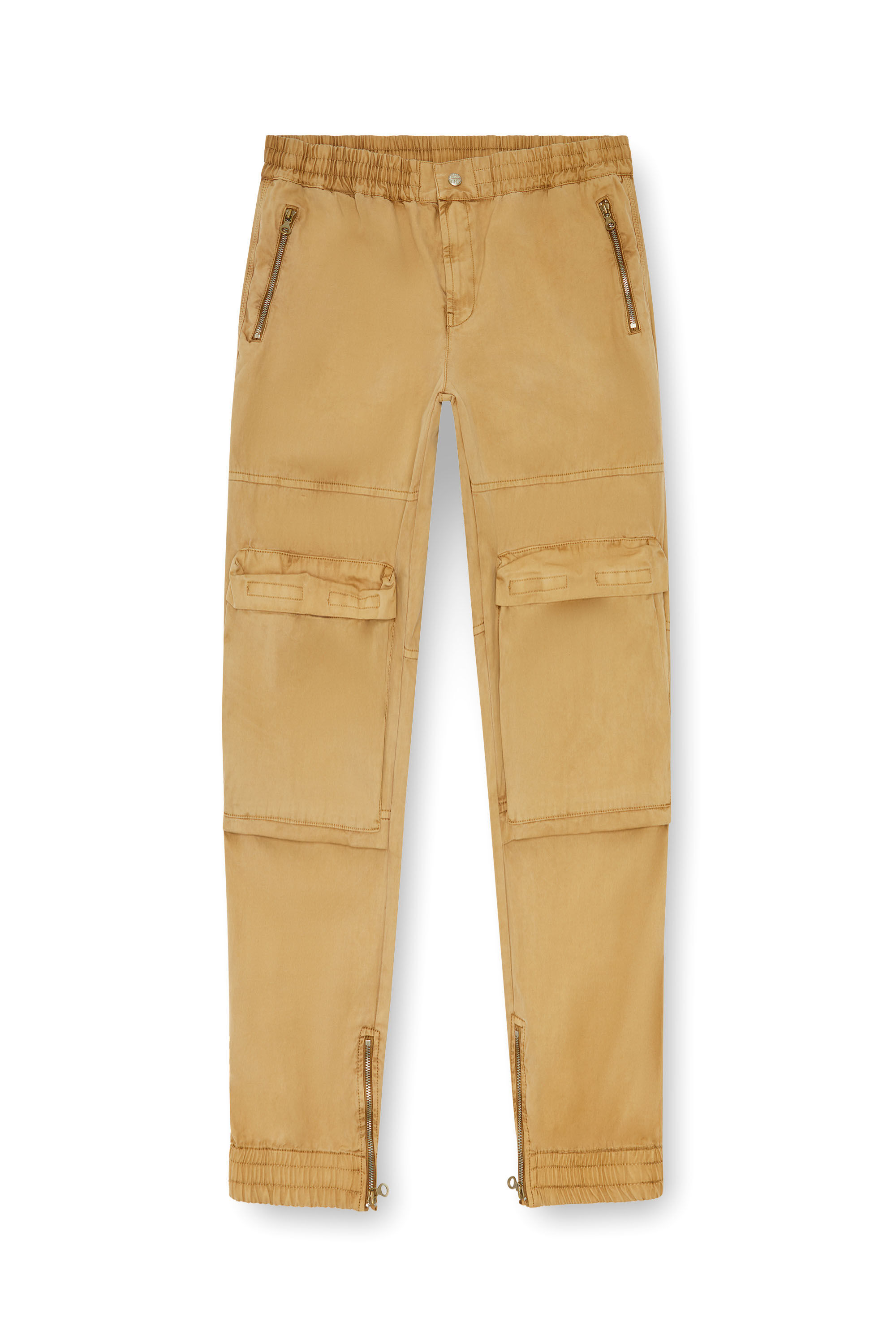 Pantalones cargo de algodon organico destenido Hombre Marron Diesel