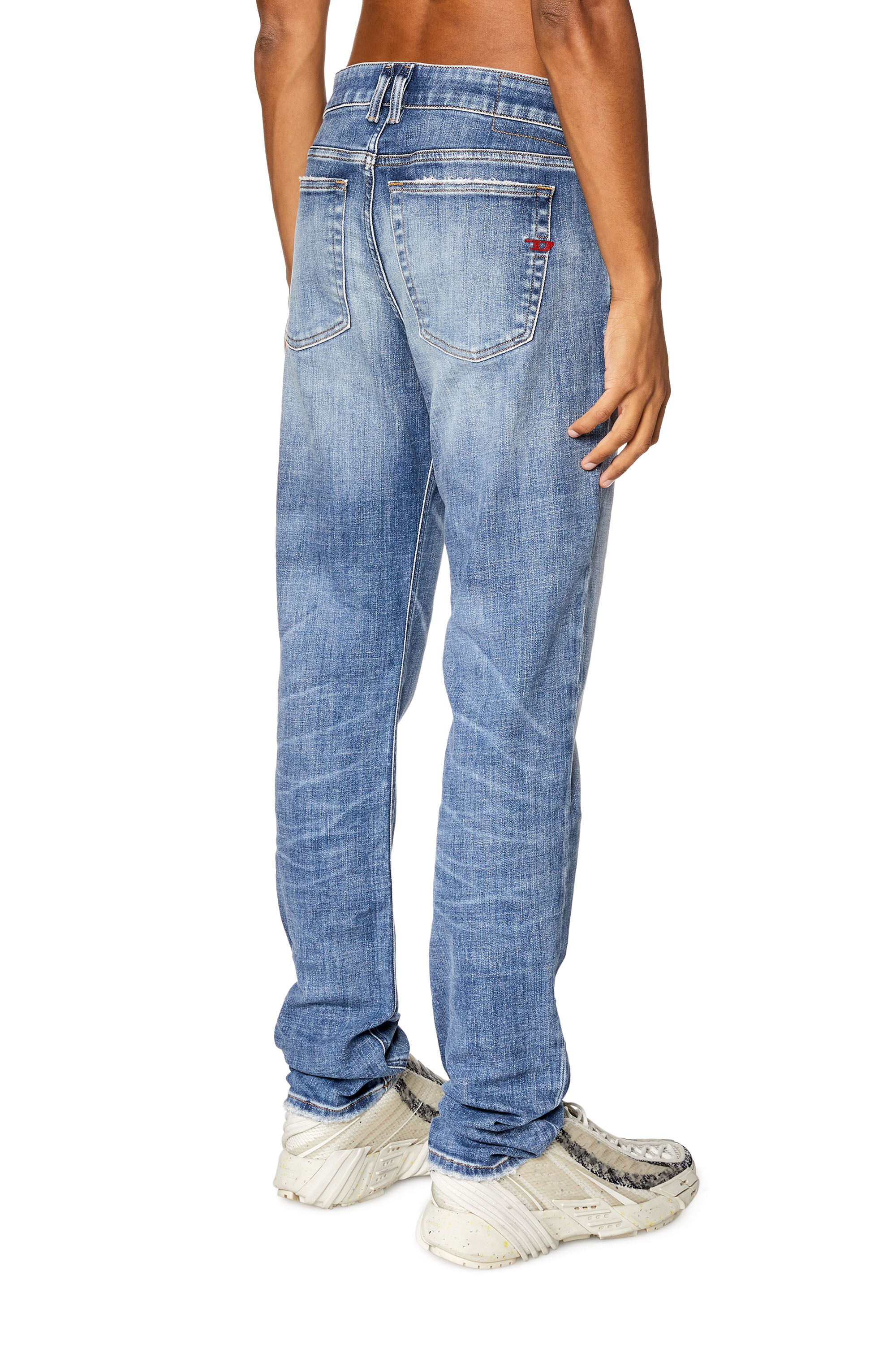 Jeans D-Staq 5-Pocket Slim, Azul intermedio