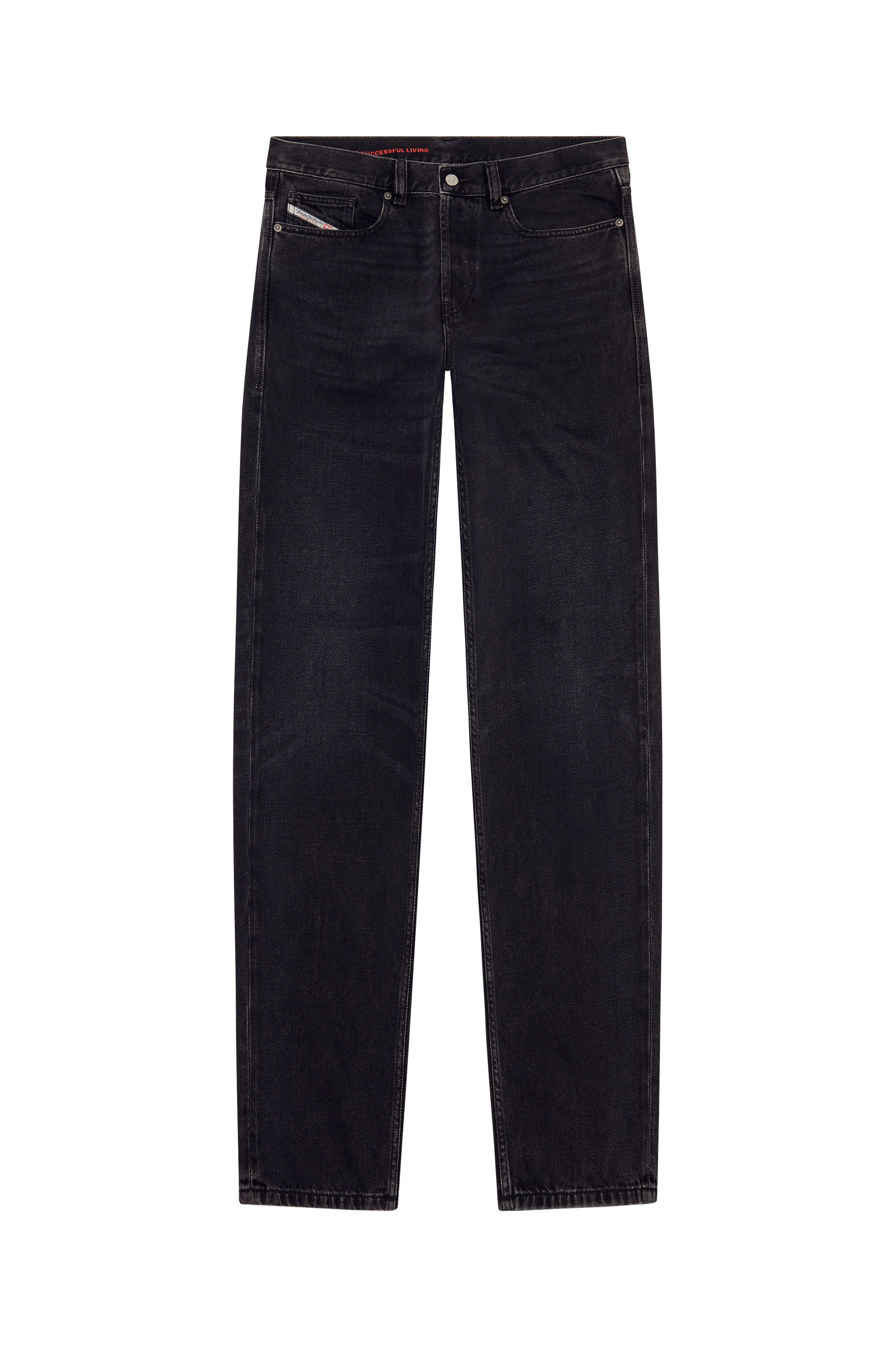 Diesel - 2010 D-Macs 09B88 Straight Jeans, Negro/Gris oscuro - Image 2