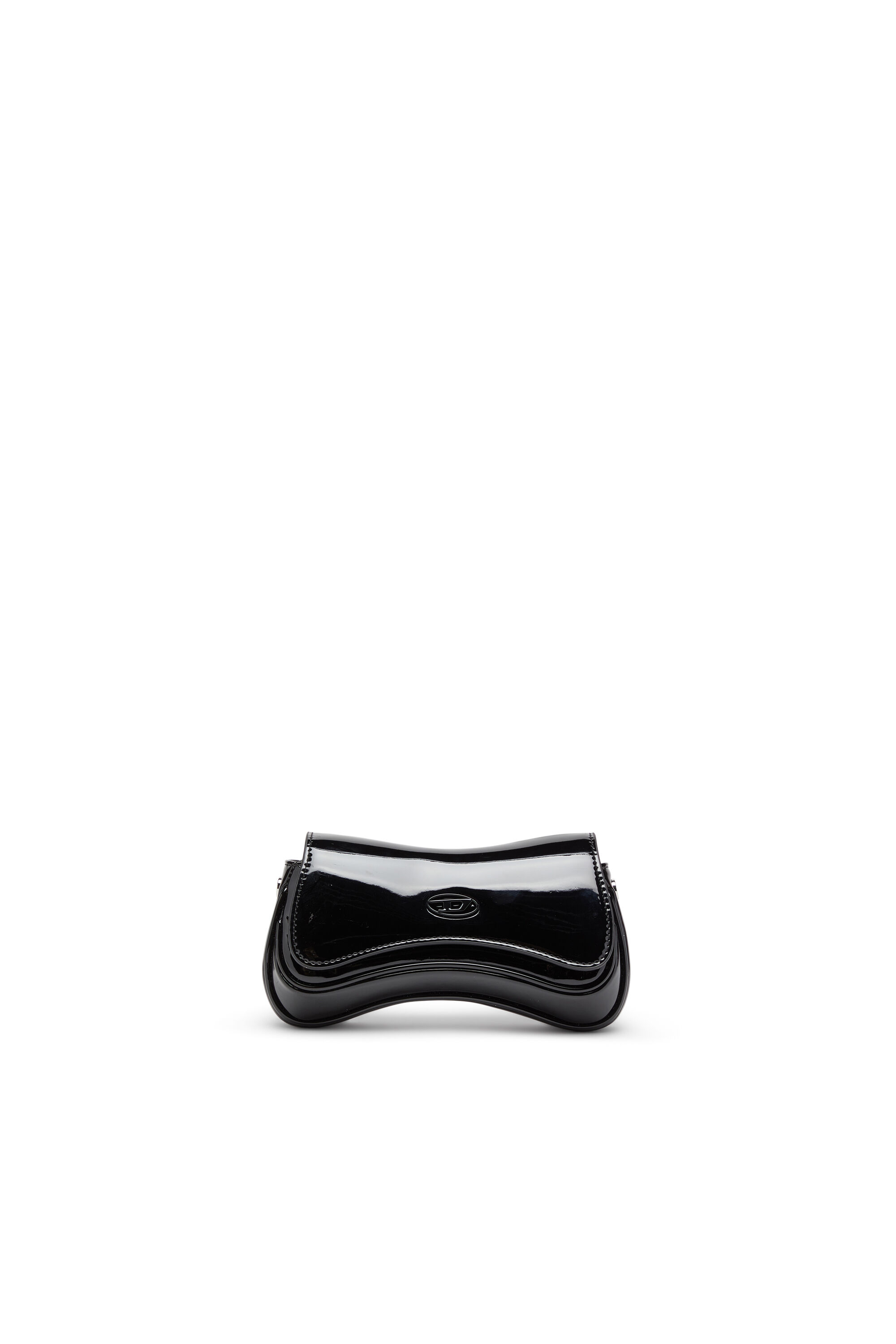 Diesel - PLAY CROSSBODY XS, Play-Bolso bandolera pequeño en PU brillante Mujer in Negro - 1