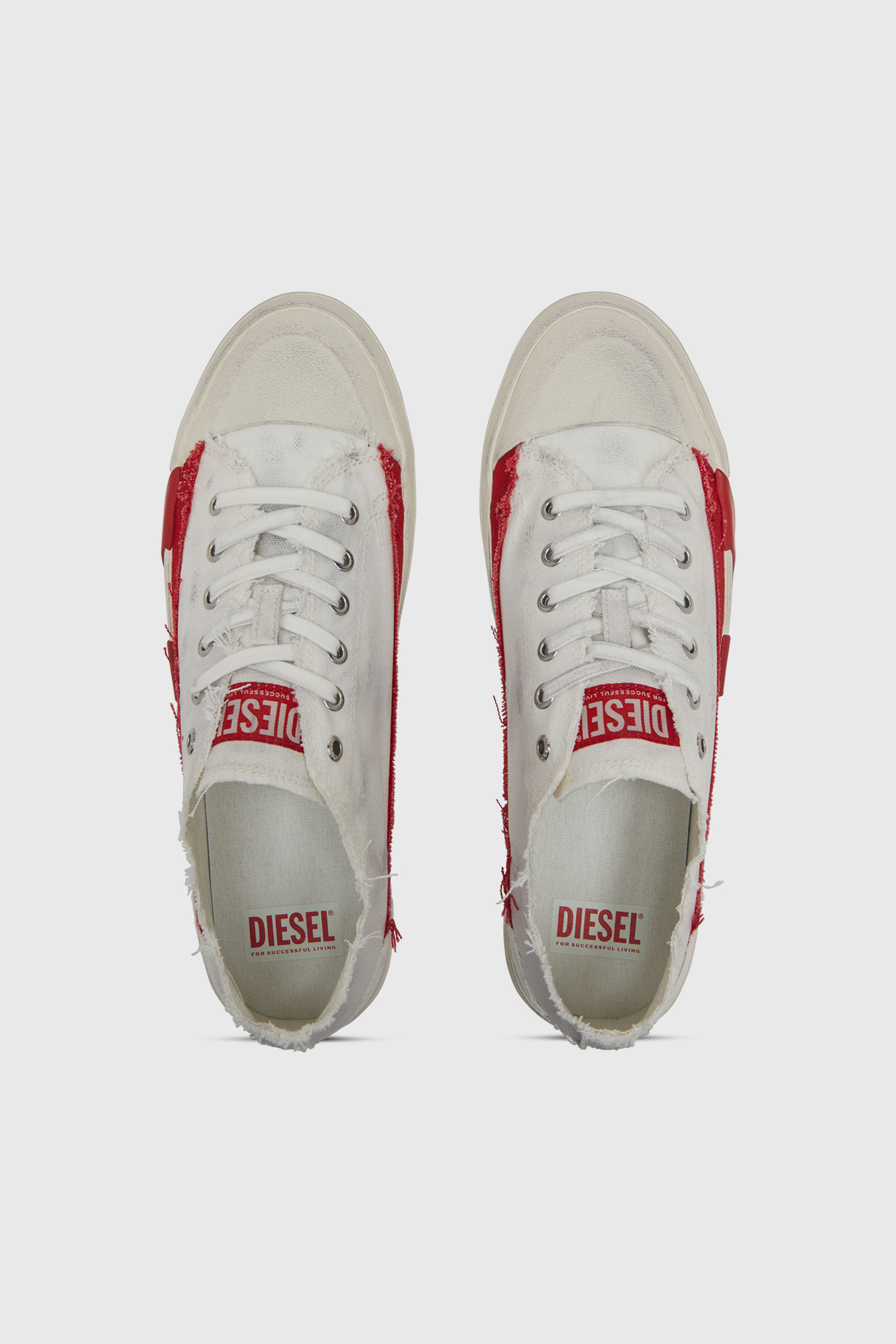 Diesel - S-D-VERSE LOW II, S-D-Verse-Zapatillas de lona con efecto desgastado Hombre in Multicolor - 4