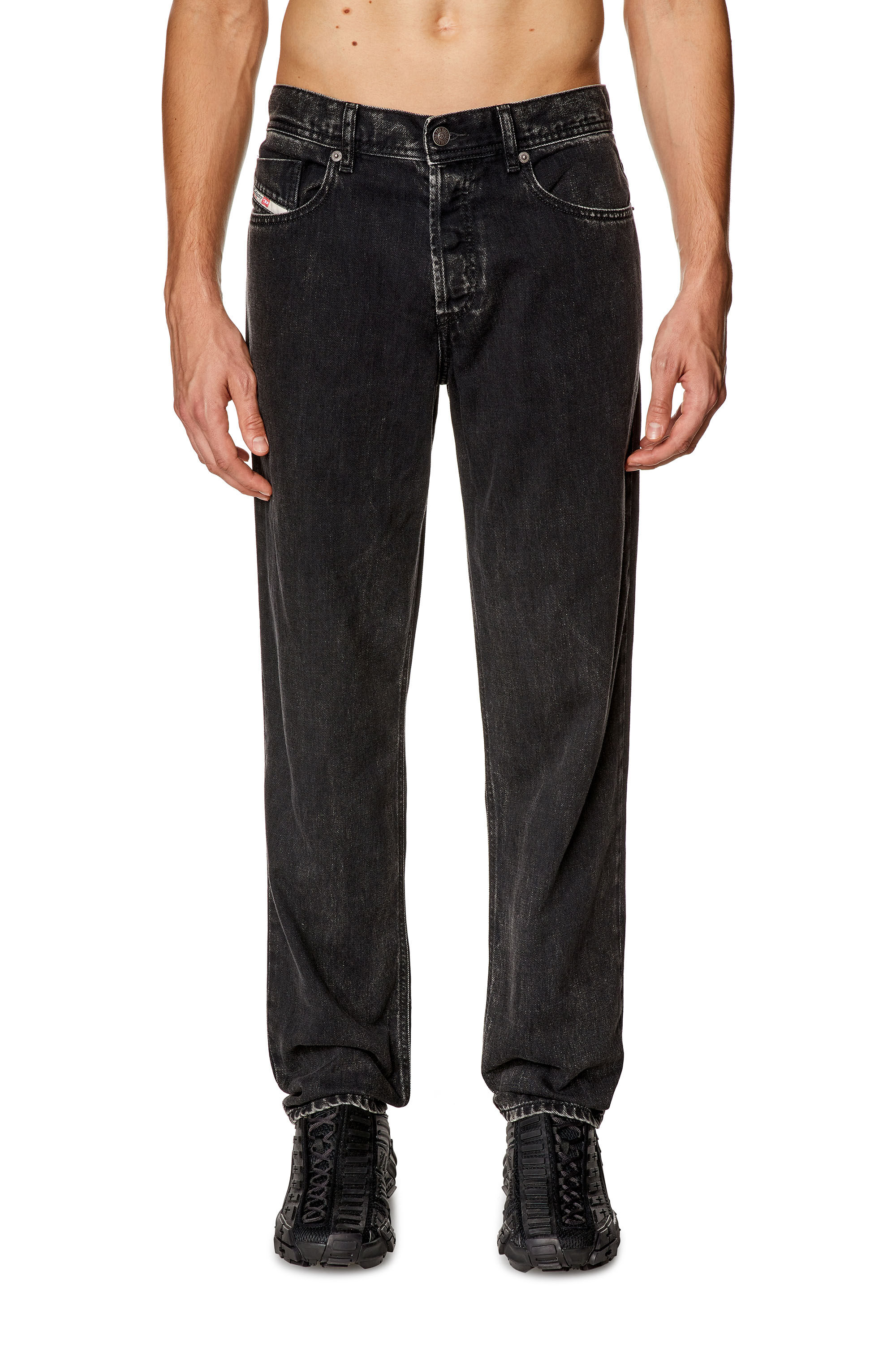 Diesel - Tapered Jeans 2023 D-Finitive 068HN, Negro/Gris oscuro - Image 3