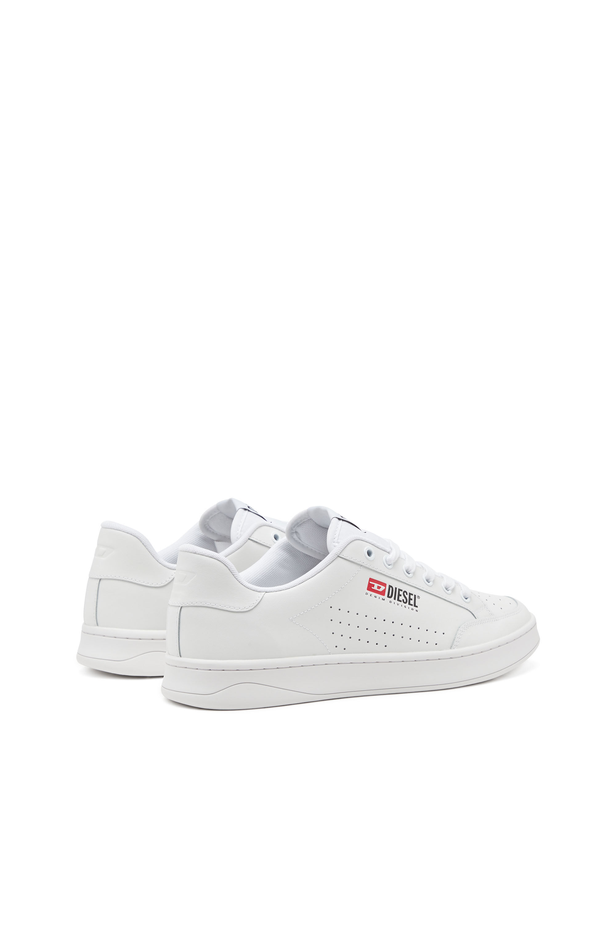 Men s S Athene Low top sneakers in leather and nylon White Diesel