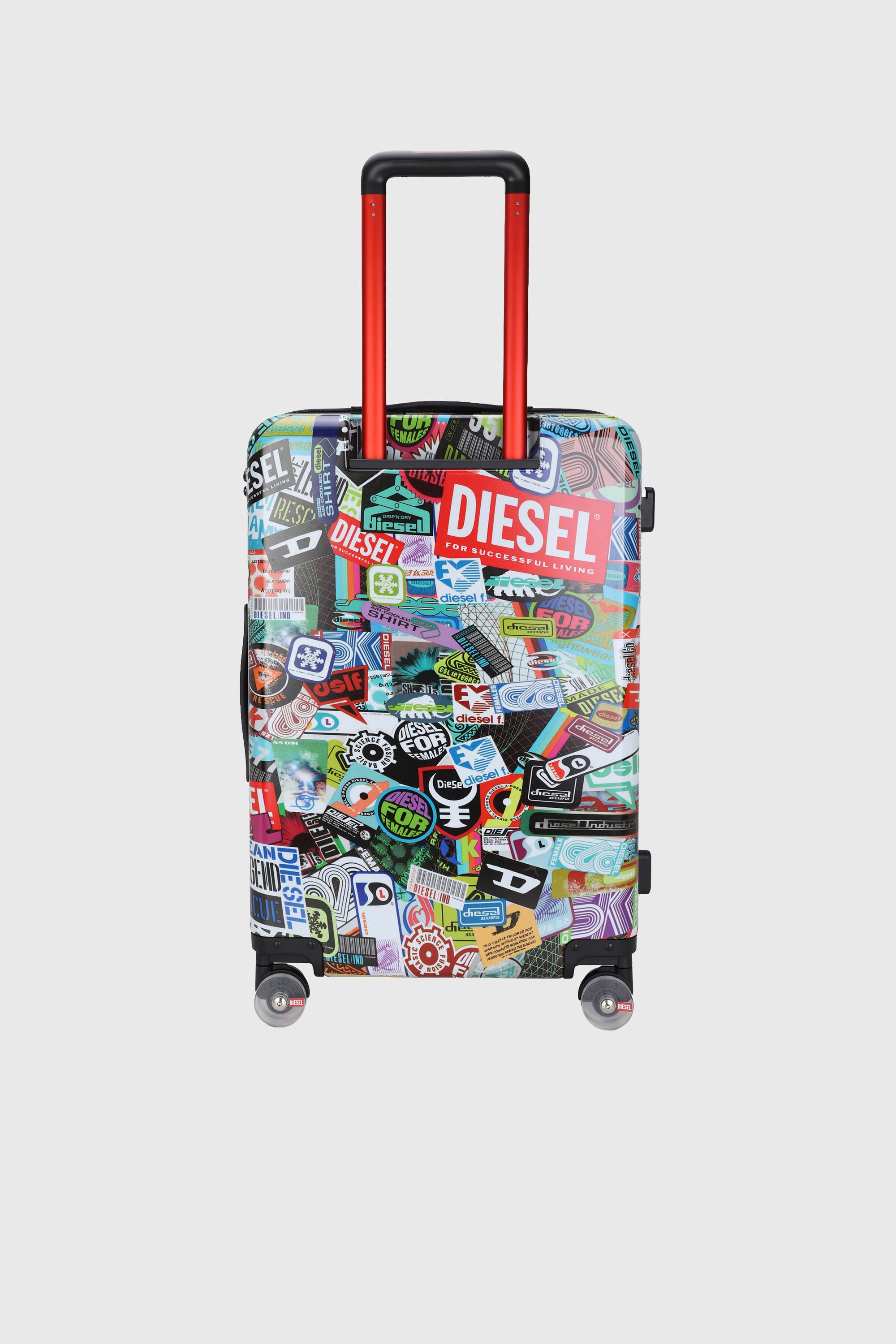 Diesel - DIESEL PC PRINTED TROLLEY-STICKERS- DSL0, Maleta estilo pegatinas tama&ntilde;o M Unisex in Multicolor - 2