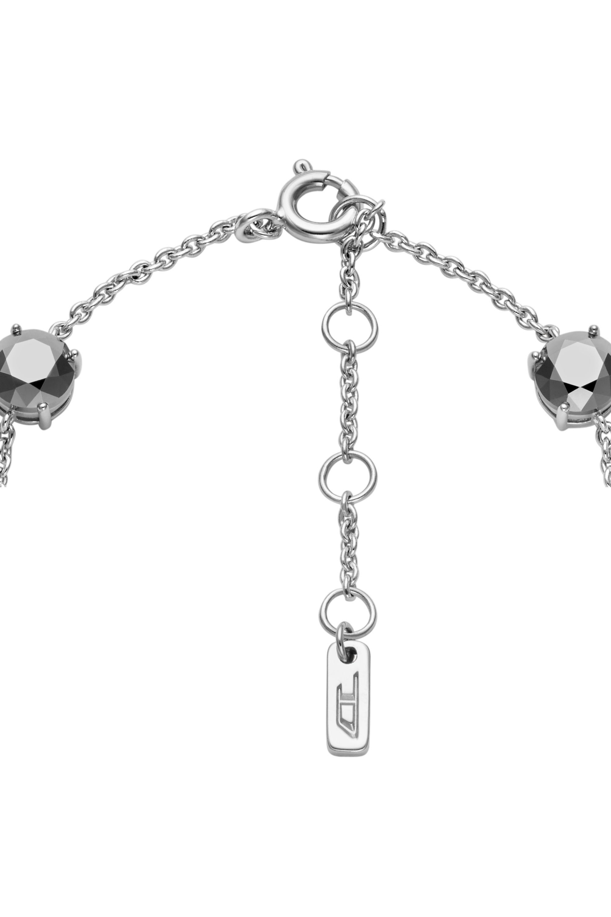 Diesel - DL1358040 STERLING SILVER JEWEL, Pulsera de cadena de plata esterlina Unisex in Plateado - 2