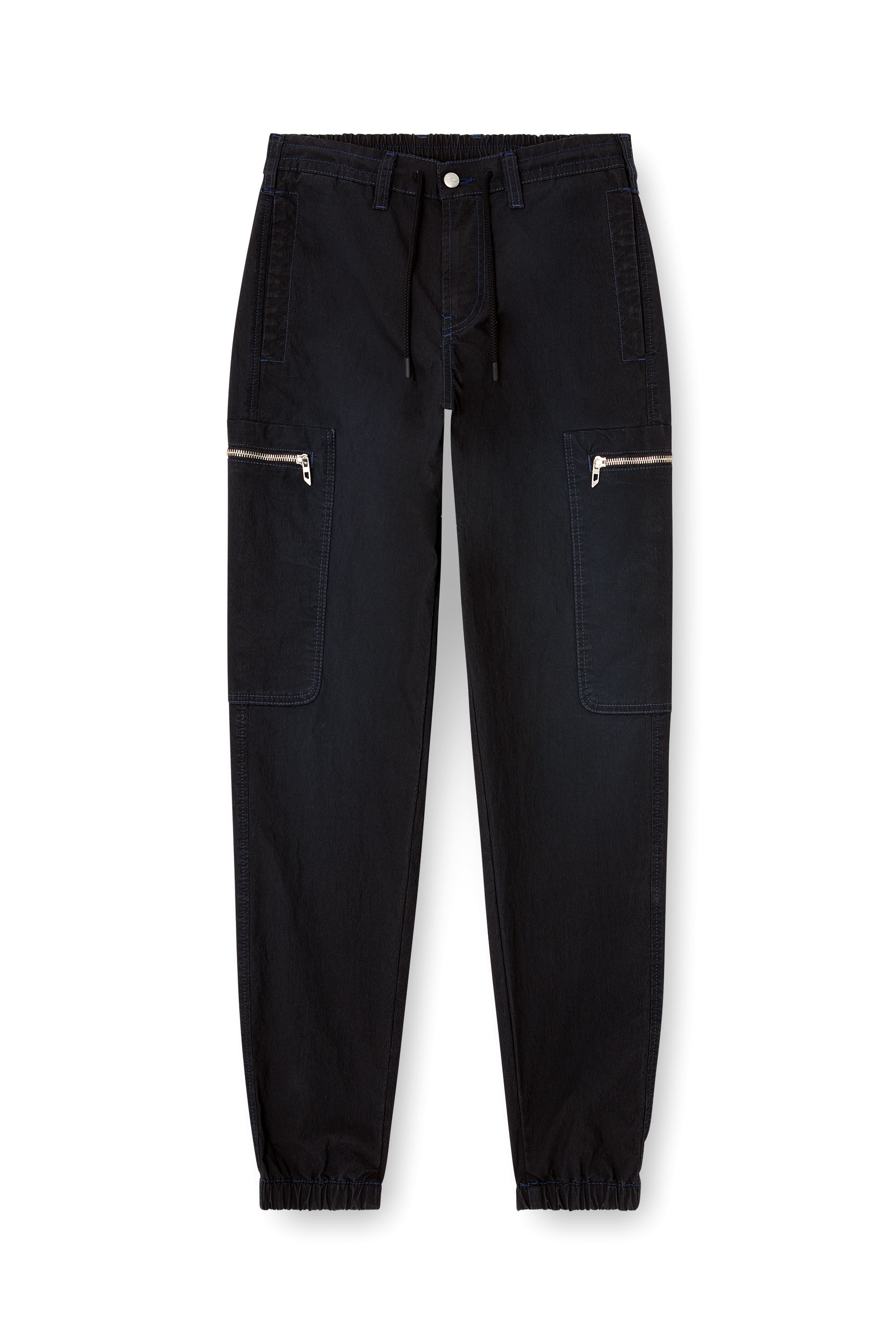 Diesel - Slim D-Lab JoggJeans® 068SJ Unisex, Negro/Gris oscuro - 2