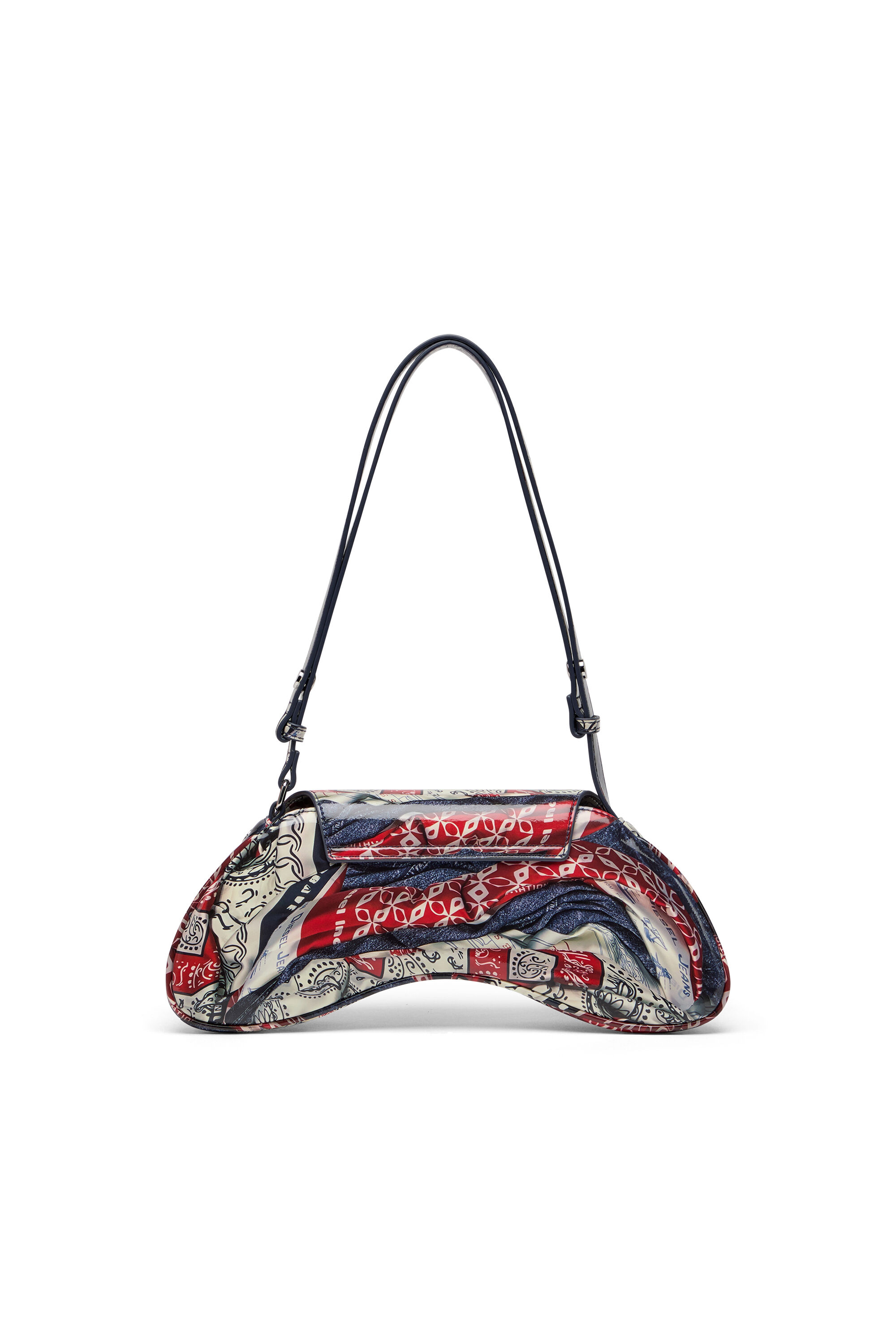 Diesel - PLAY CROSSBODY, Play-Talego con estampado de logotipo desteñido Mujer in Multicolor - 3