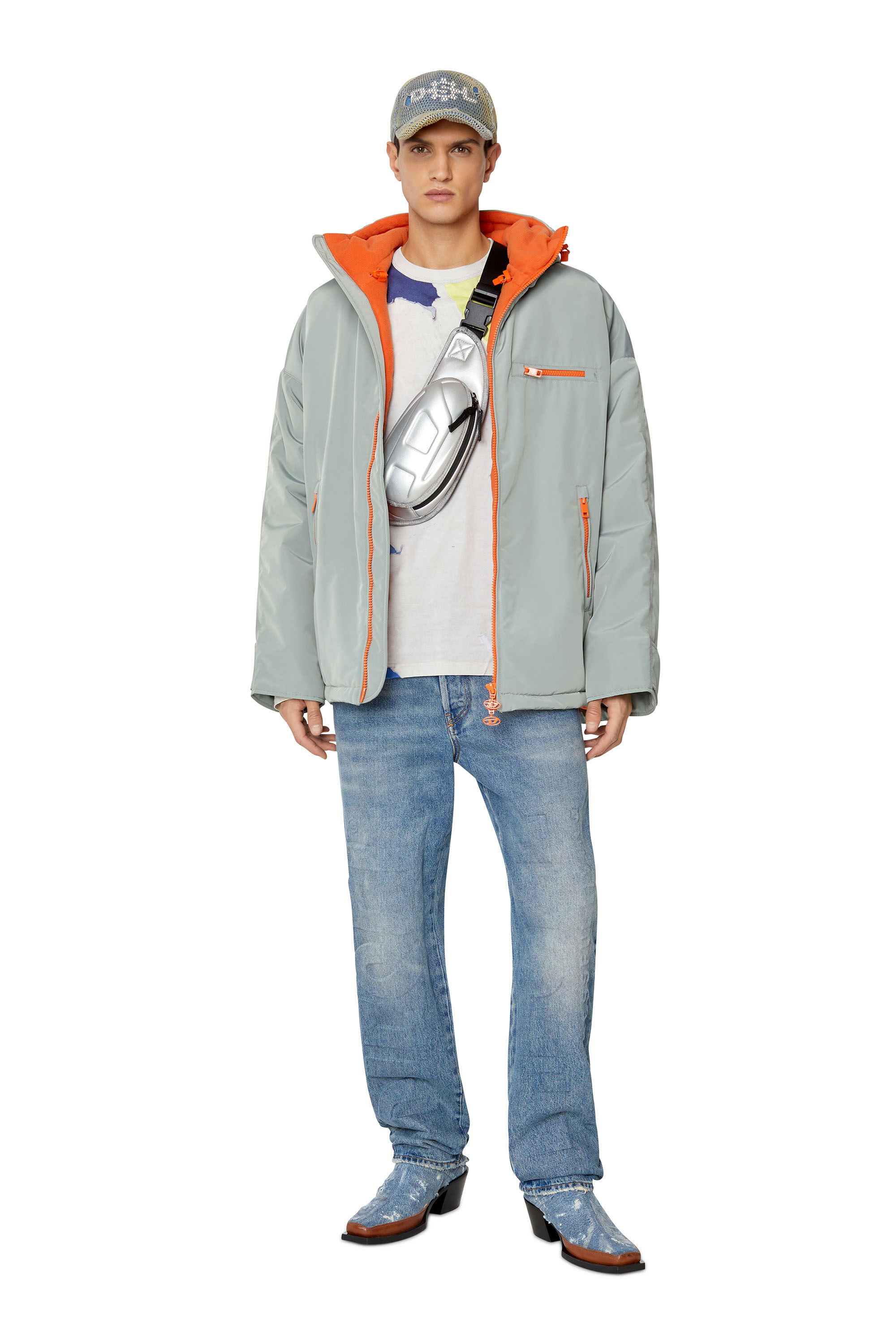 Diesel - W-HENNESSY, Gris Claro - Image 1