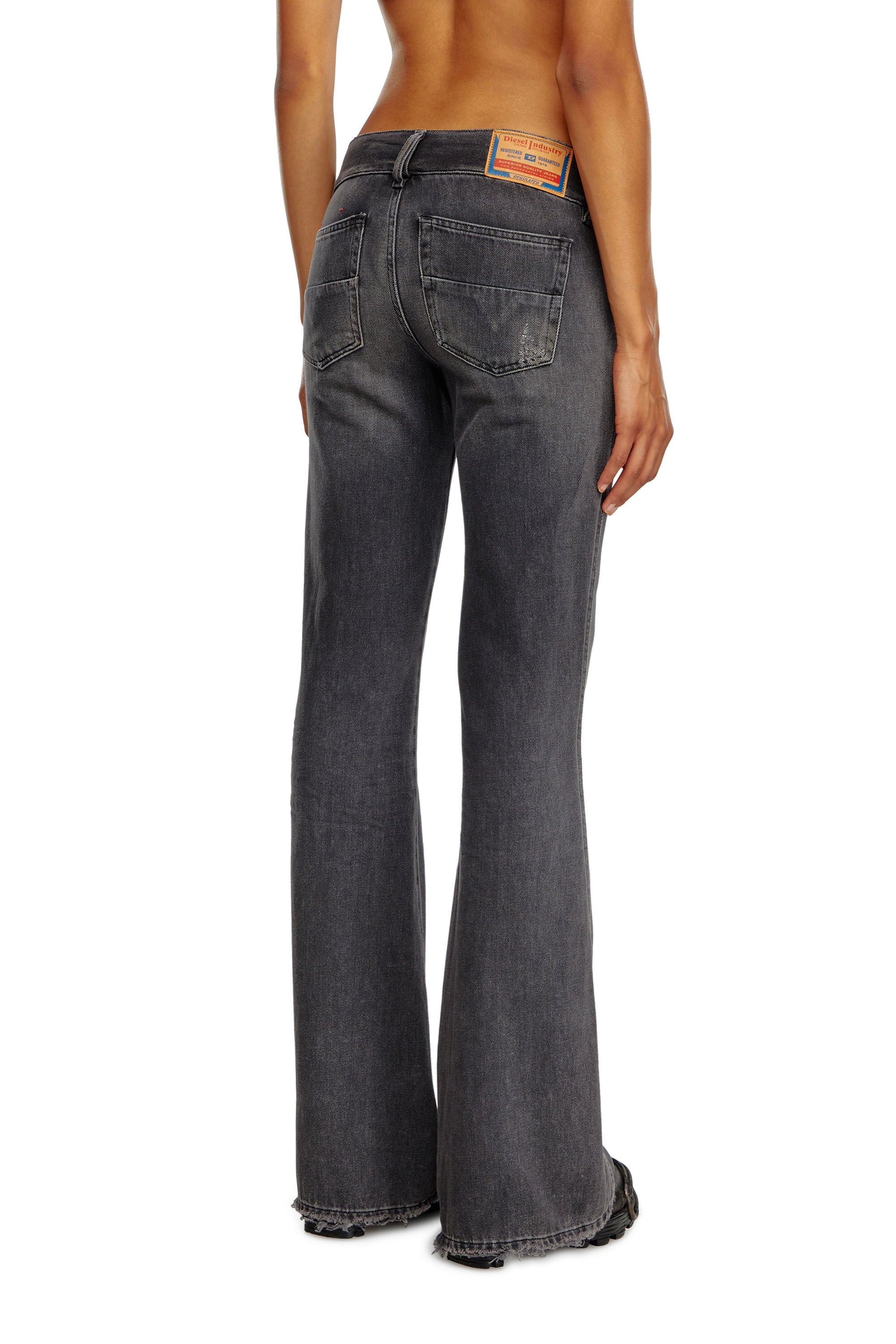 Diesel - Bootcut and Flare Jeans D-Hush 09K14, Mujer Bootcut y Flare Jeans - D-Hush in Negro - Image 4