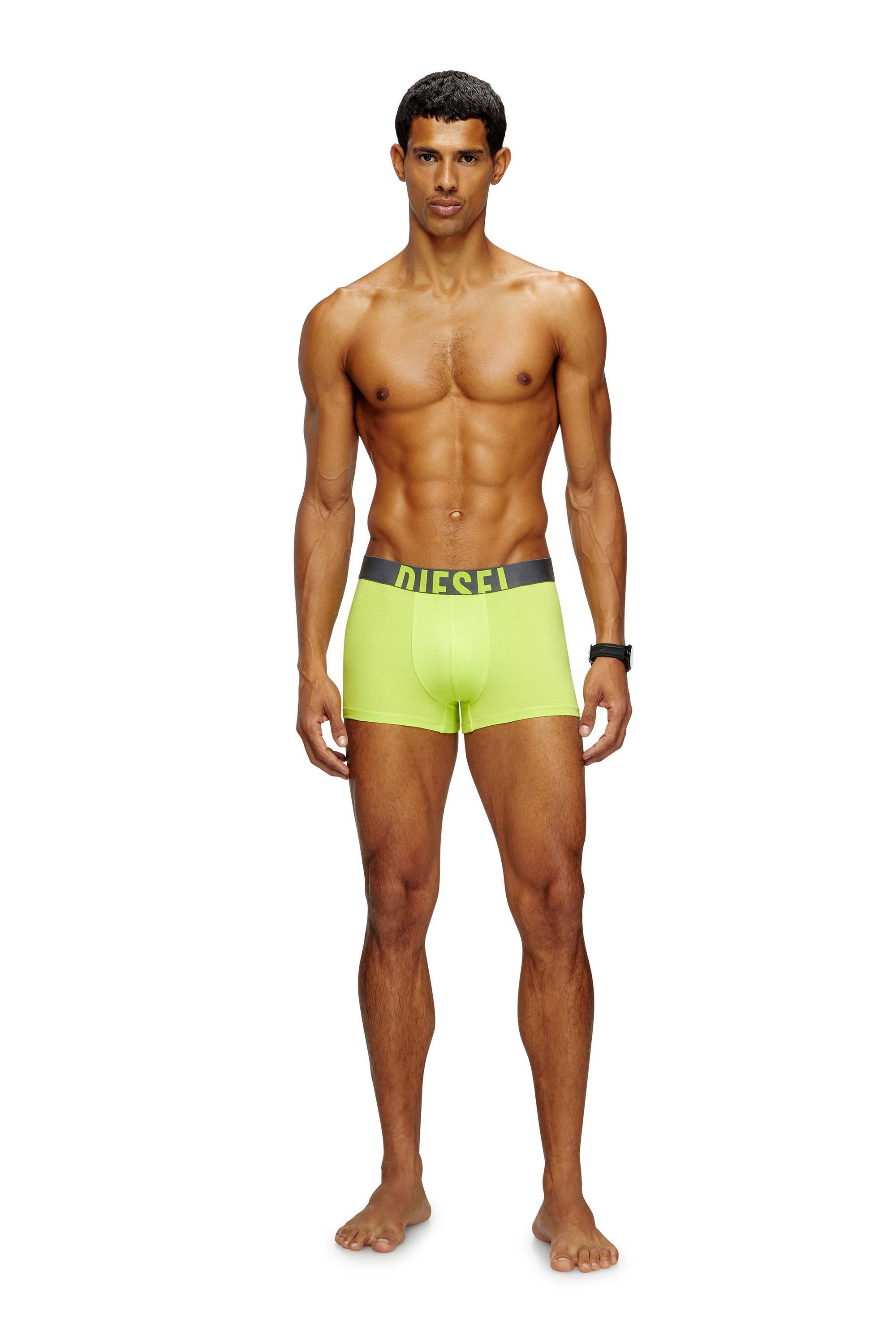 Diesel - DAMIEN-D-POP-3PACK-40, Paquete de tres bóxers ajustados de algodón elástico Hombre in Multicolor - 1