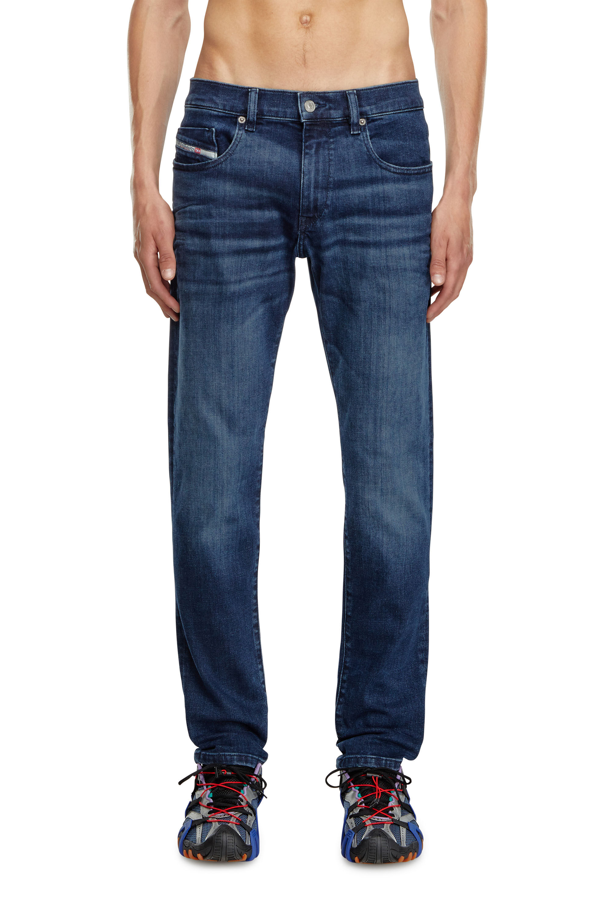 Diesel - Slim Jeans 2019 D-Strukt 0GRDJ, Hombre Slim Jeans - 2019 D-Strukt in Azul marino - Image 3