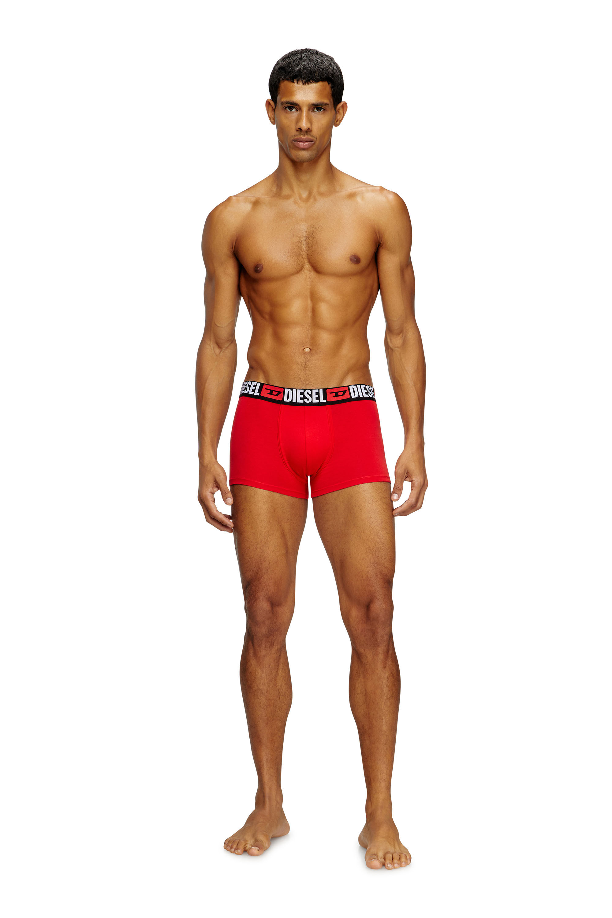 Diesel - UMBX-DAMIENTHREEPACK, Set de tres calzoncillos bóxer con logotipo en la cintura Hombre in Multicolor - 1