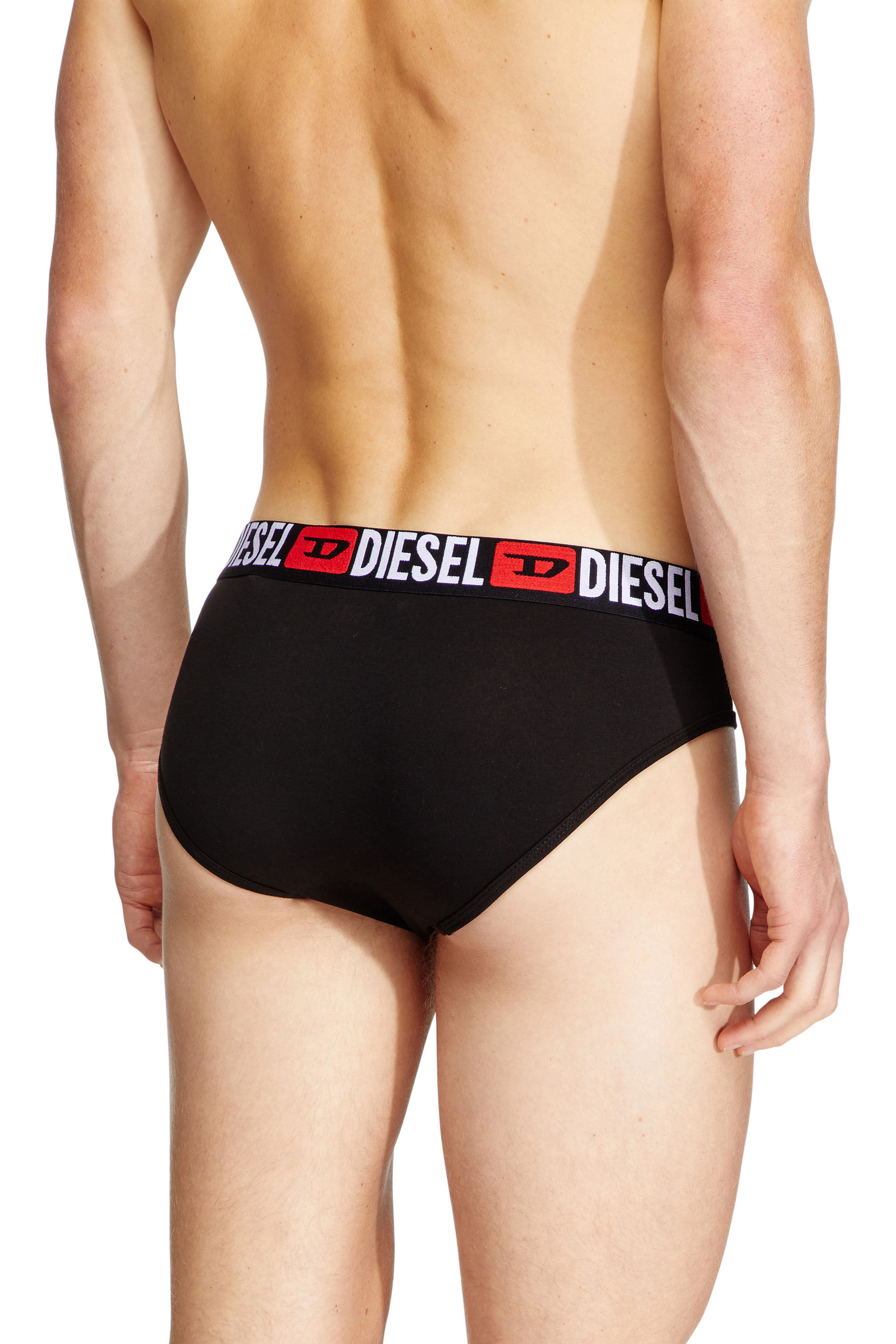 Hombre Pack de tres calzoncillos de color liso Diesel
