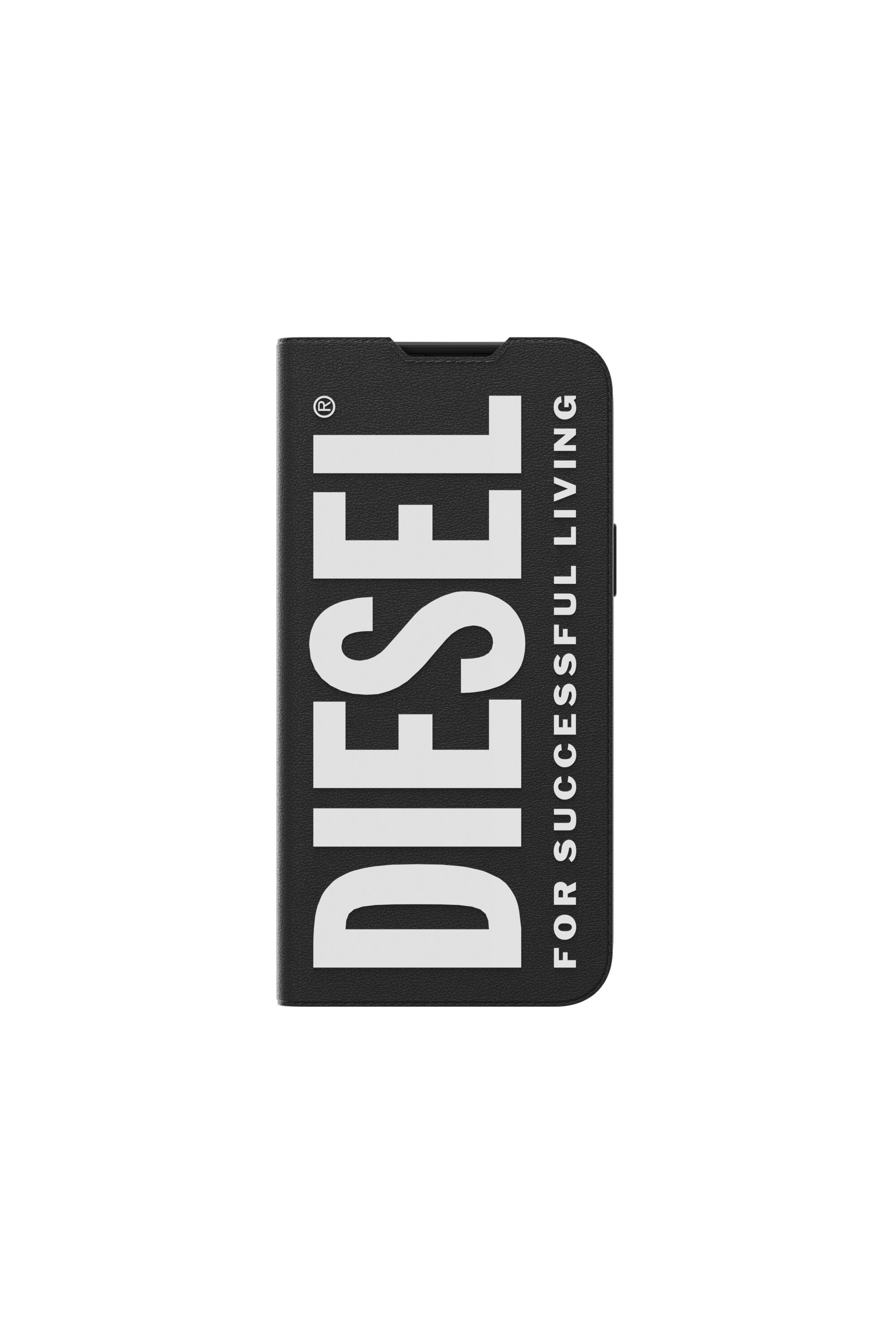 Diesel - 48275 BOOKLET CASE, Funda con tarjetero por iPhone 13 Pro Max Unisex in Negro - 2