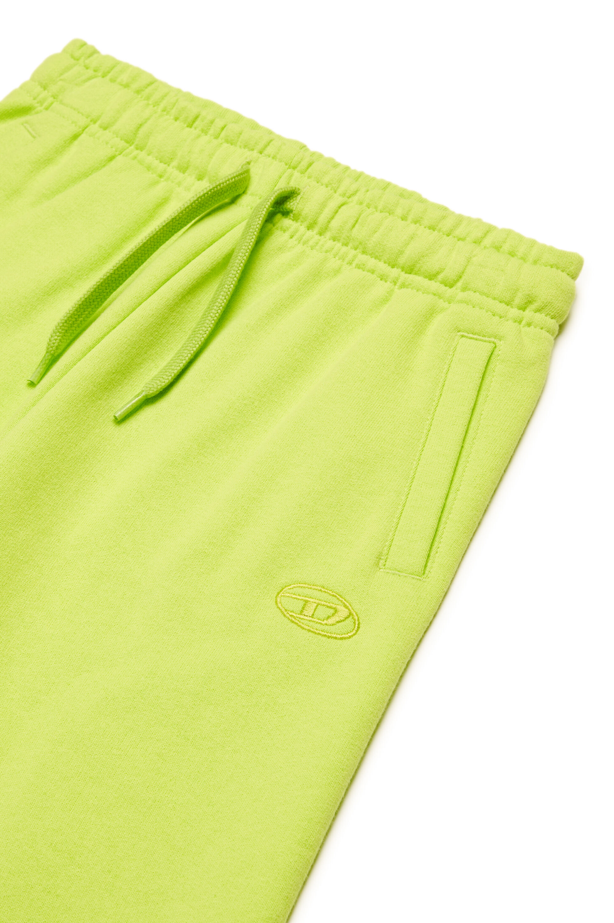 Diesel - PBETTYMEGOVALD, Pantalones deportivos cortos con bordado Oval D Hombre in Verde - 3