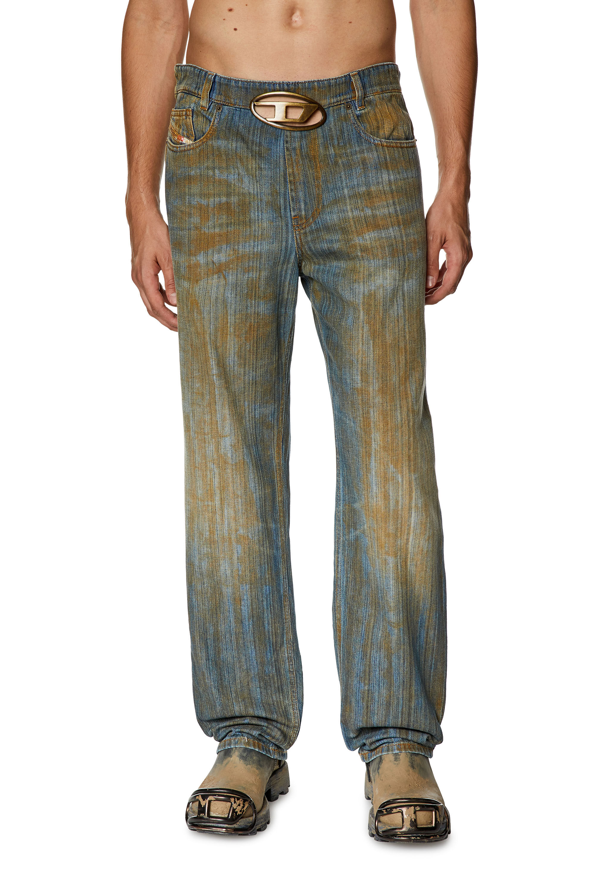 Diesel - Straight Jeans 2010 D-Macs 0NLAL, Azul medio - Image 3