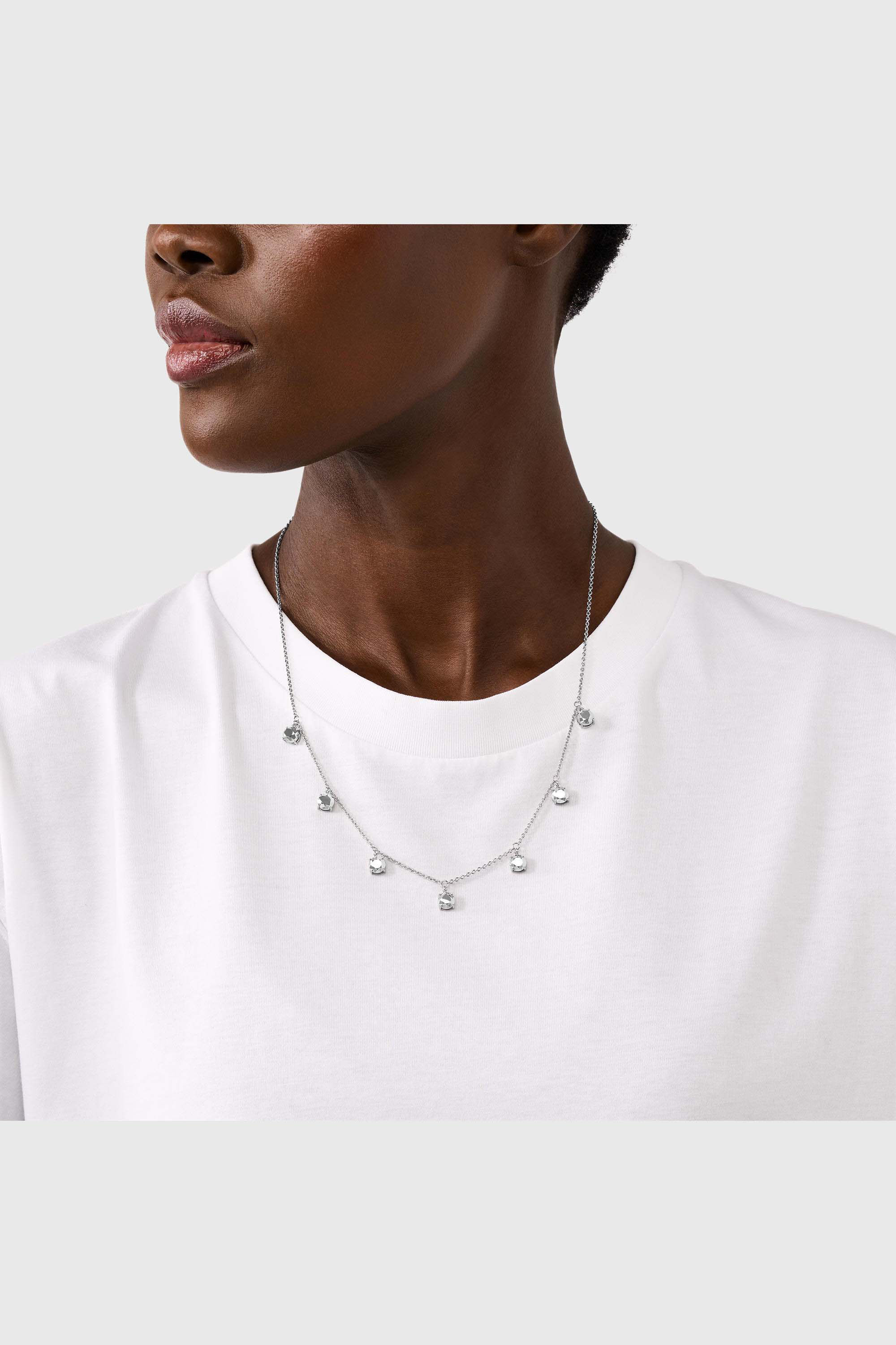Diesel - DL1360040 STERLING SILVER JEWEL, Collar de cadena de plata esterlina Unisex in Plateado - 4