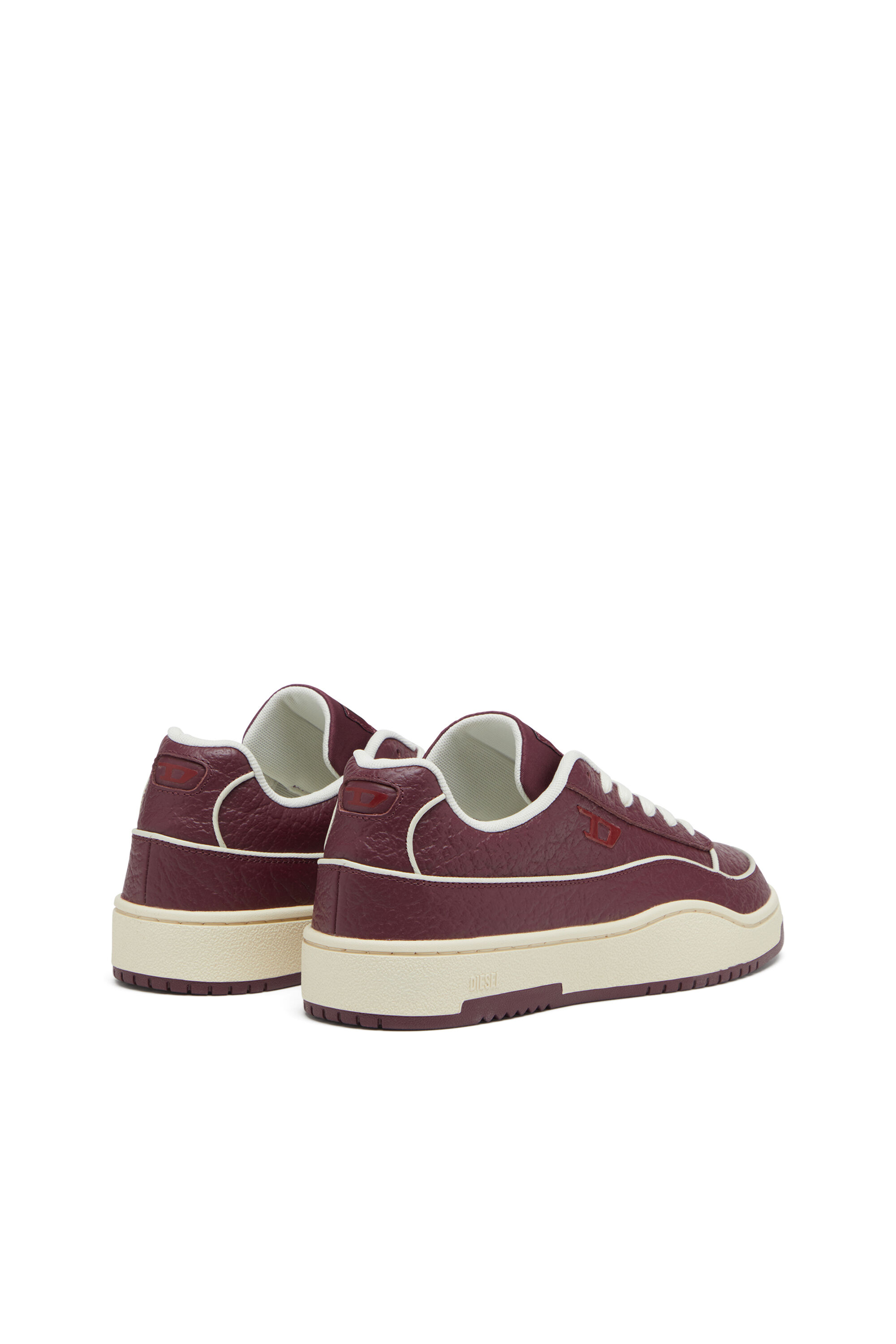 Diesel - S-TRACKER-D LOW, S-Tracker-D-Deportivas de cuero texturizado Hombre in Rojo - 3