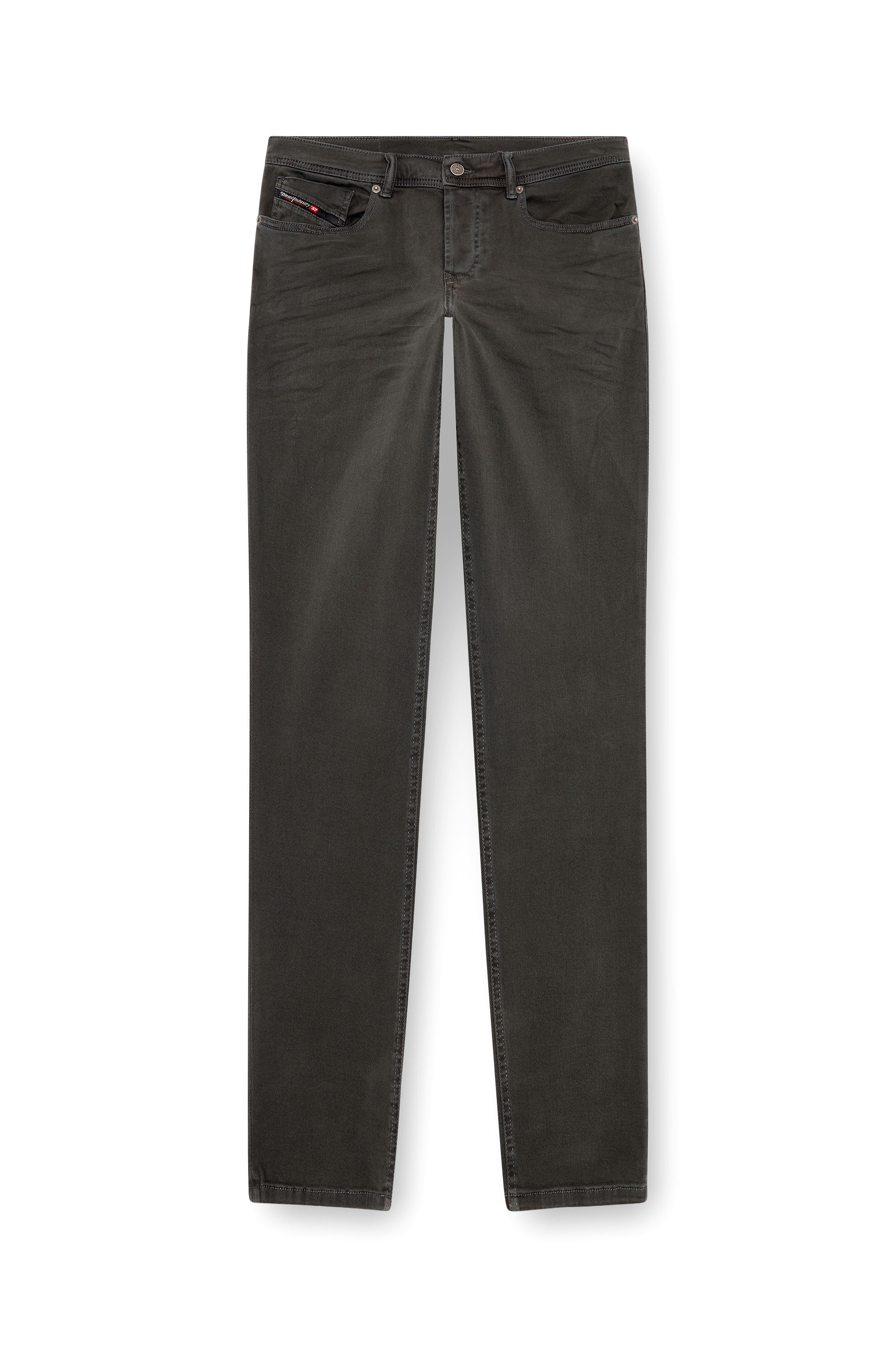 Diesel - Tapered Jeans 2023 D-Finitive 0QWTY, Hombre Tapered Jeans - 2023 D-Finitive in Gris - Image 2