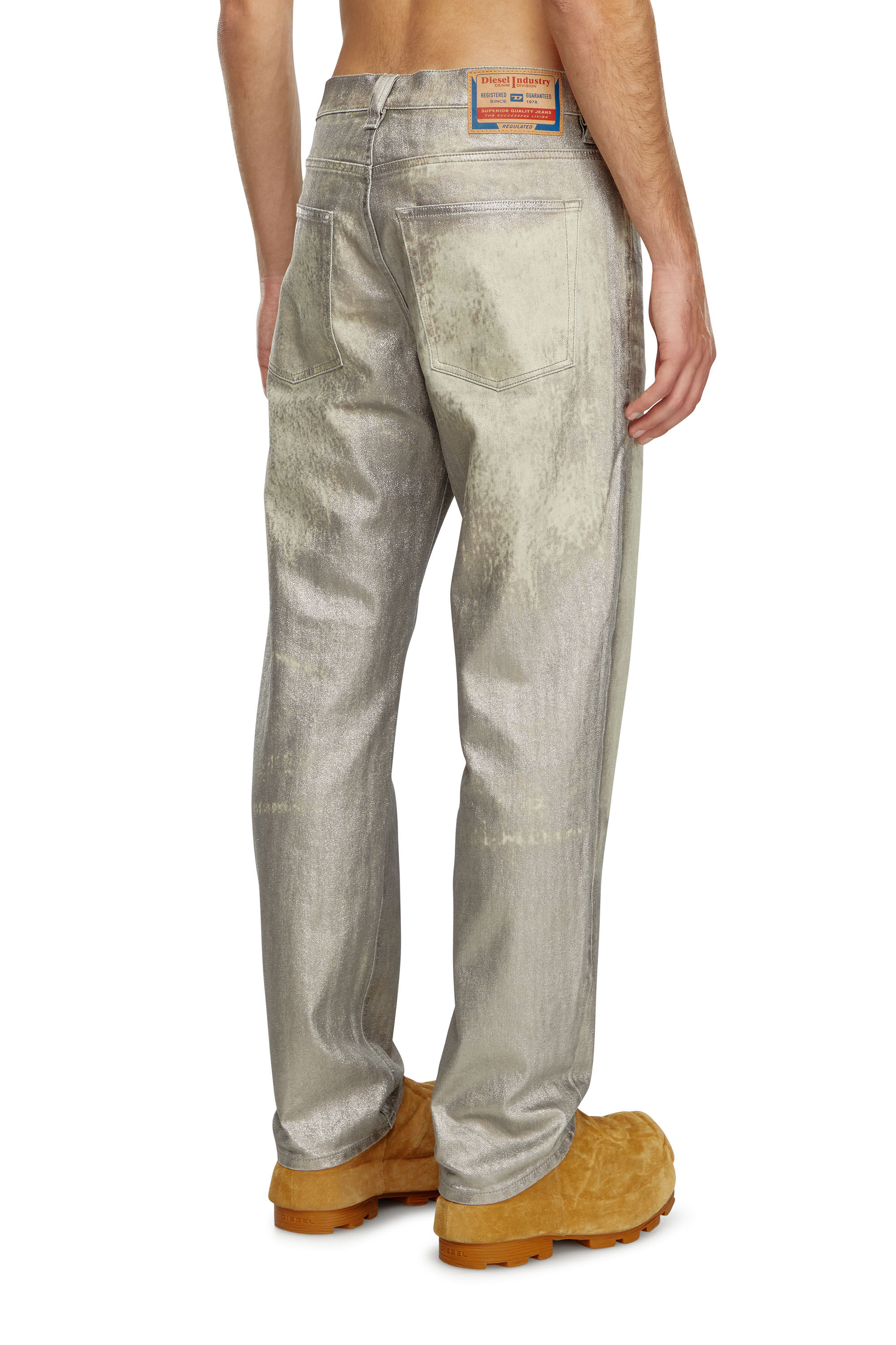 Diesel - Regular Jeans 2024 D-Macs 0CBCZ Hombre, Gris - 4