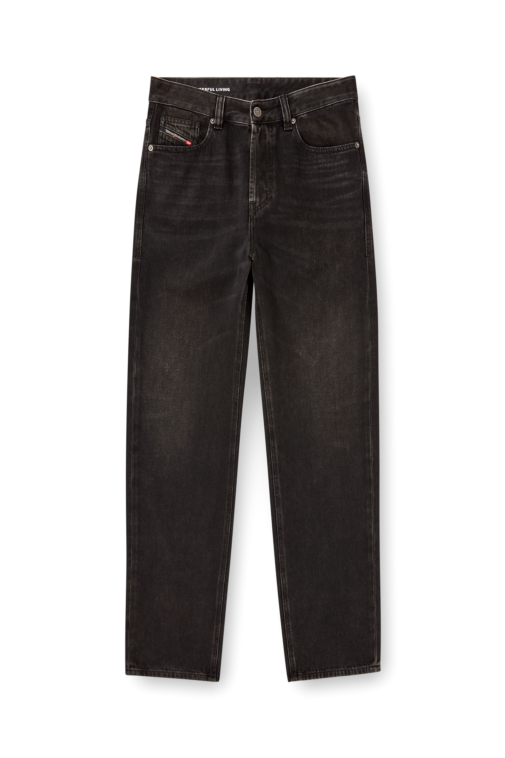 Diesel - Regular Jeans 2024 D-Macs 09J96 Hombre, Negro/Gris oscuro - 2