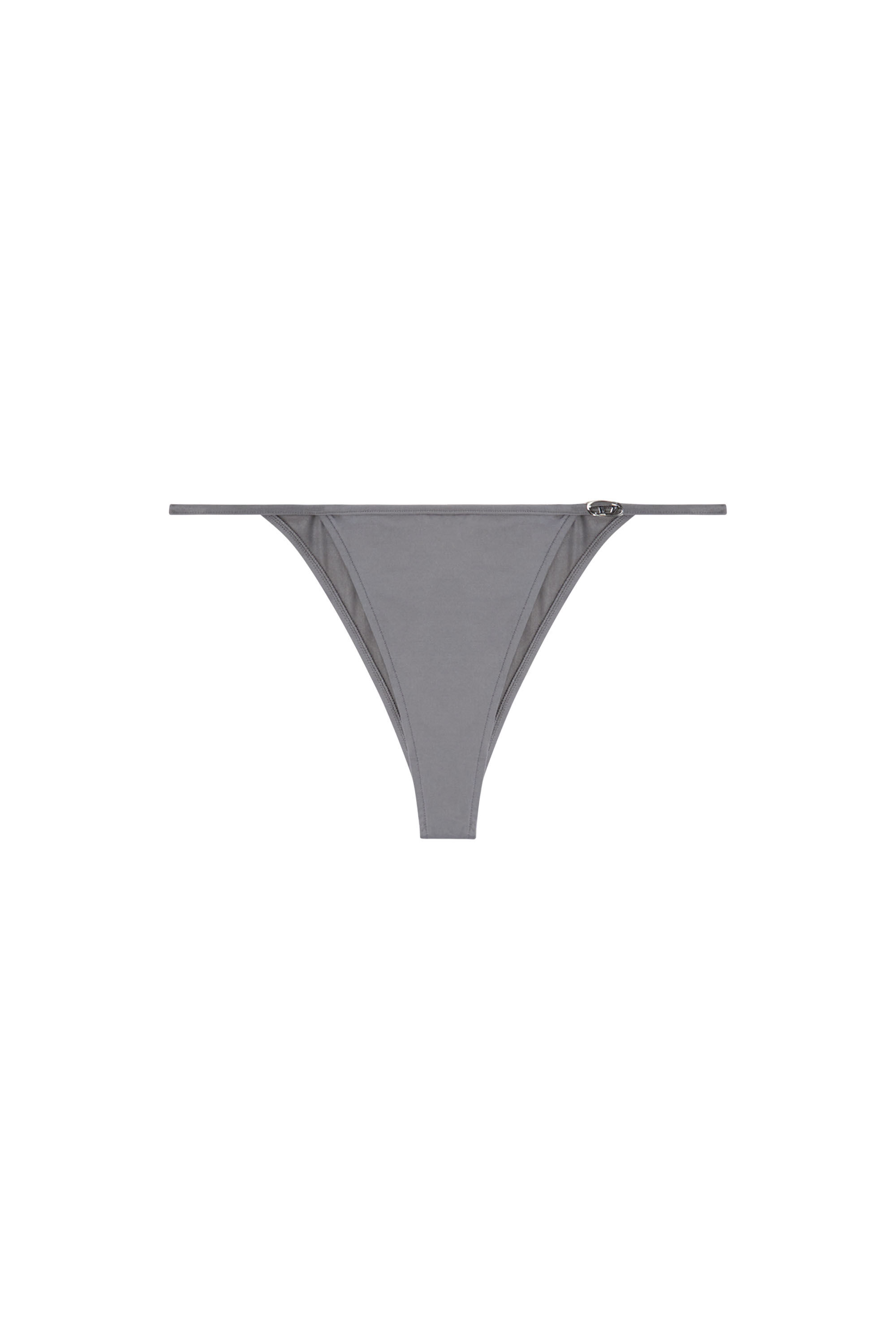 Diesel - EBBI-DNM, Braguitas de corte alto con detalle Oval D Mujer in Gris - 2