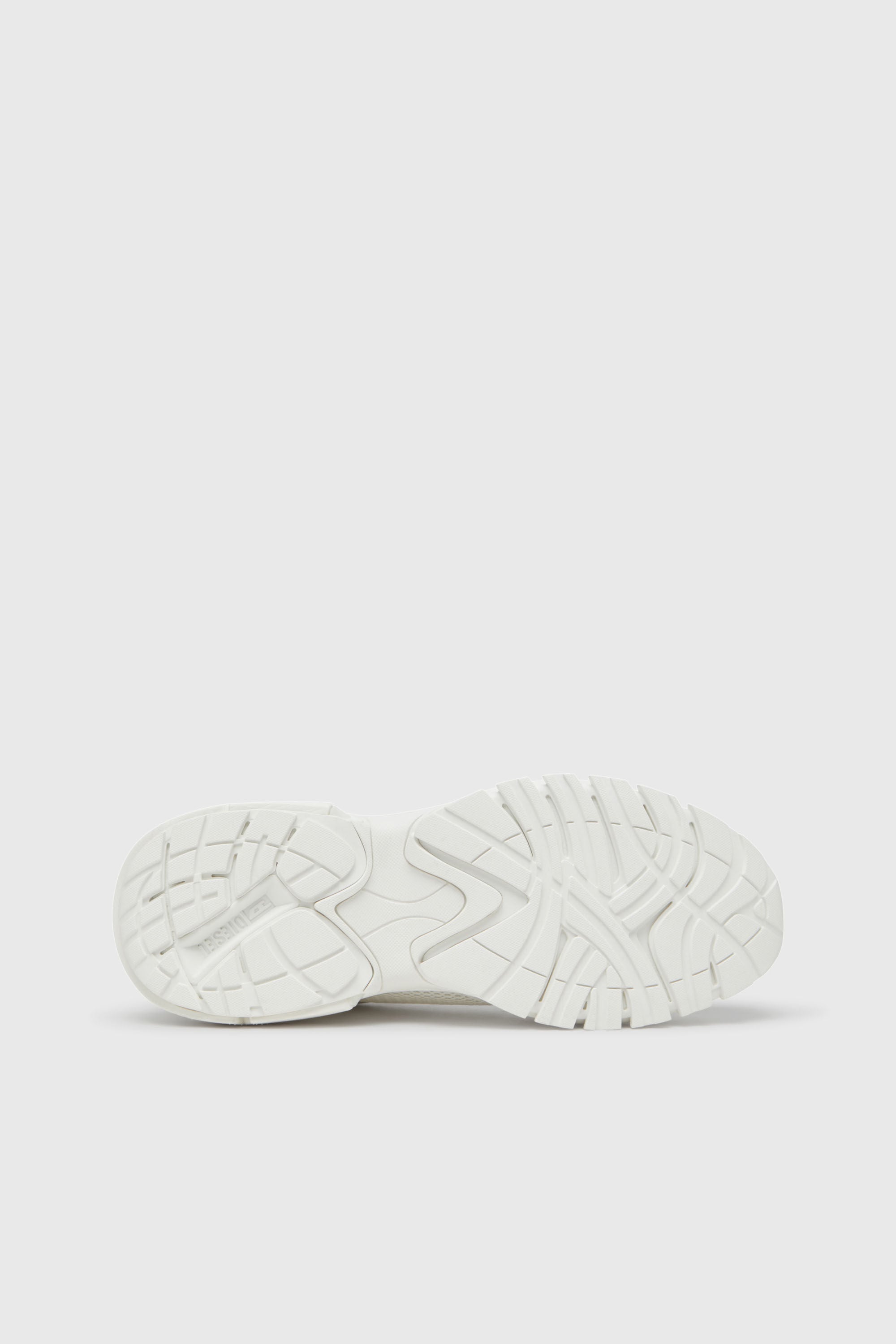 Diesel - S-PRO-V-DENSE LOW W, S-Pro-V-Dense-Zapatillas de malla monocrom&aacute;tica con logotipo Oval D Mujer in Blanco - 5