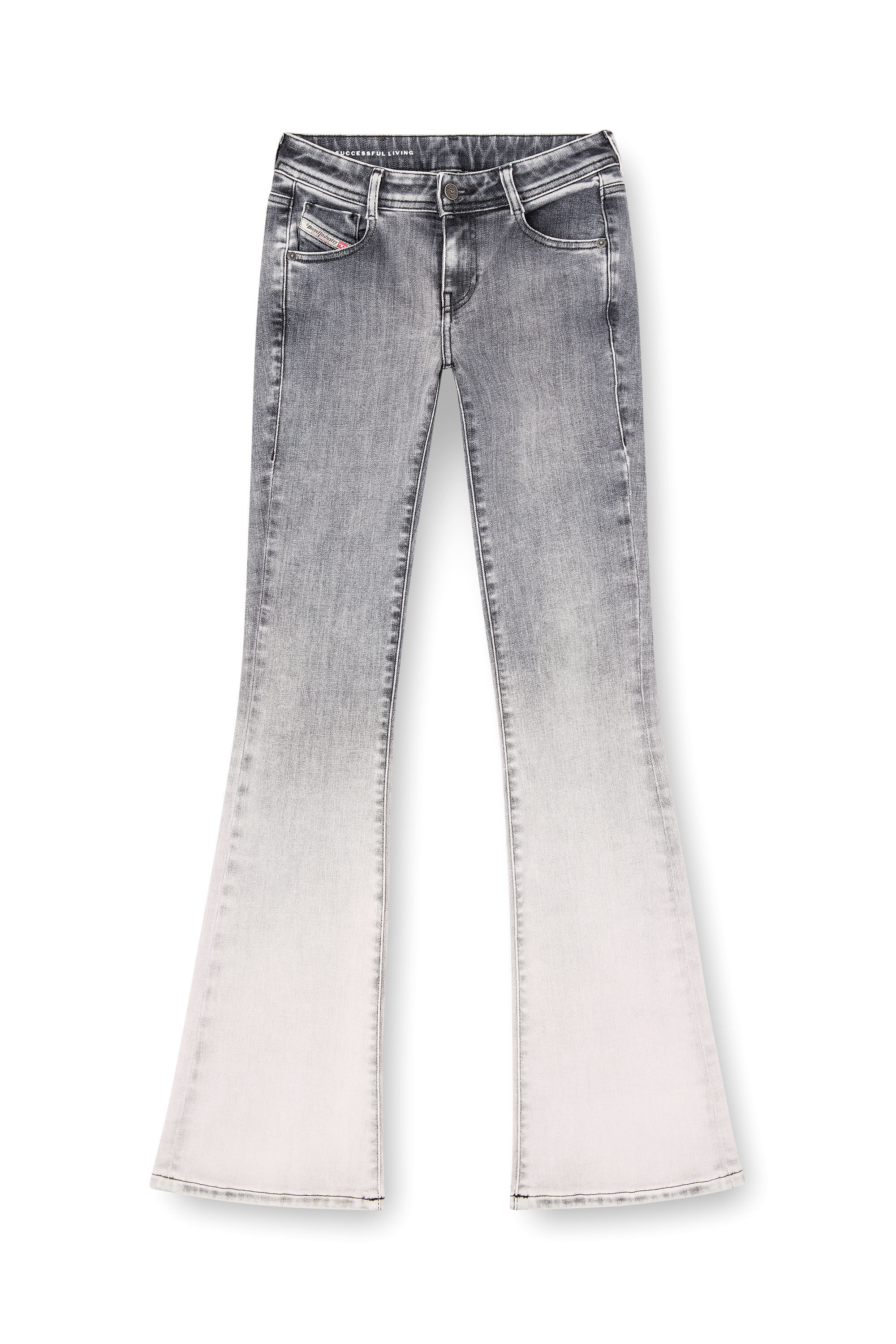 Diesel - Bootcut Jeans 1969 D-Ebbey 09K53 Mujer, Gris Claro - 2