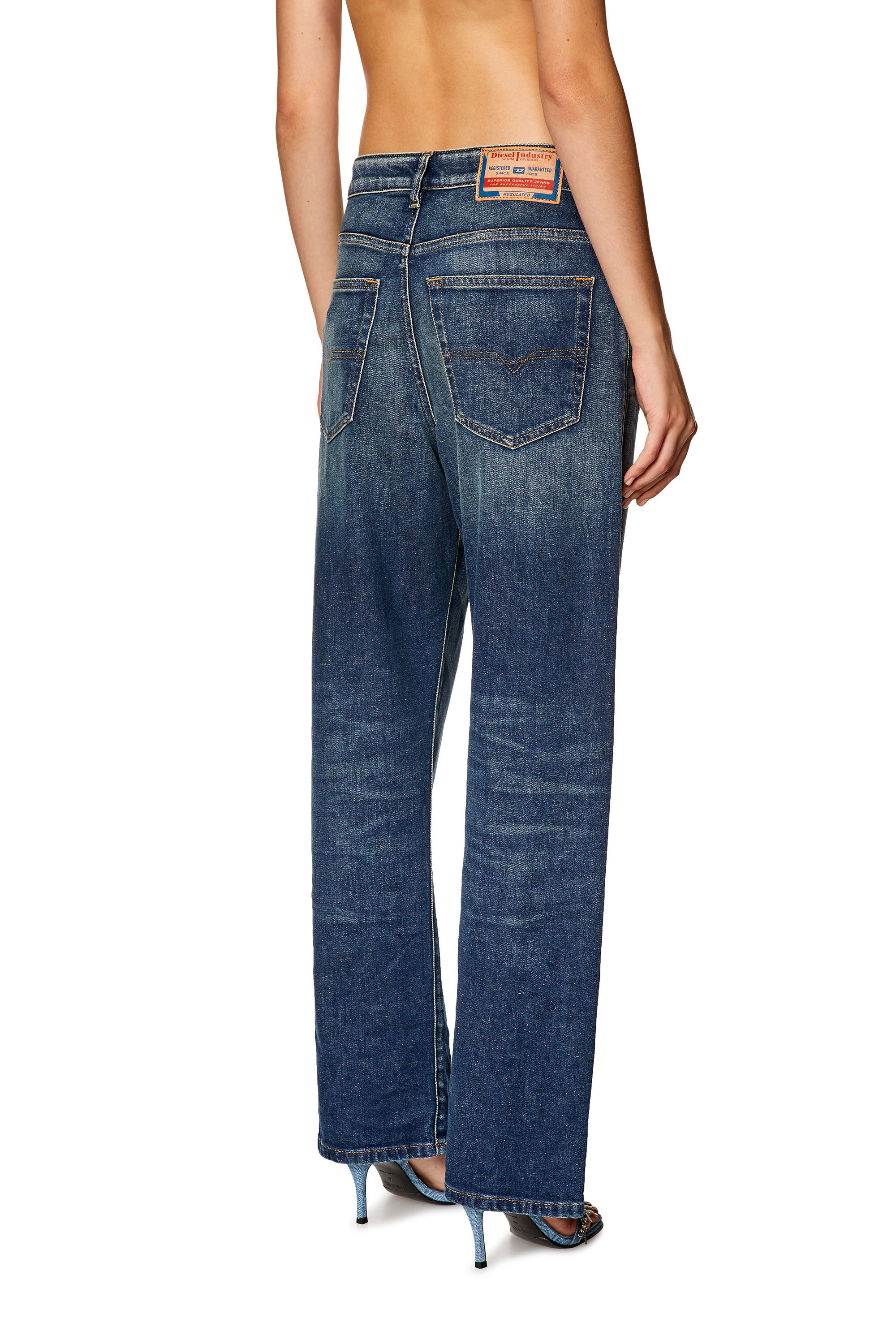 Diesel - Straight Jeans 1999 D-Reggy 09H49, Azul Oscuro - Image 4