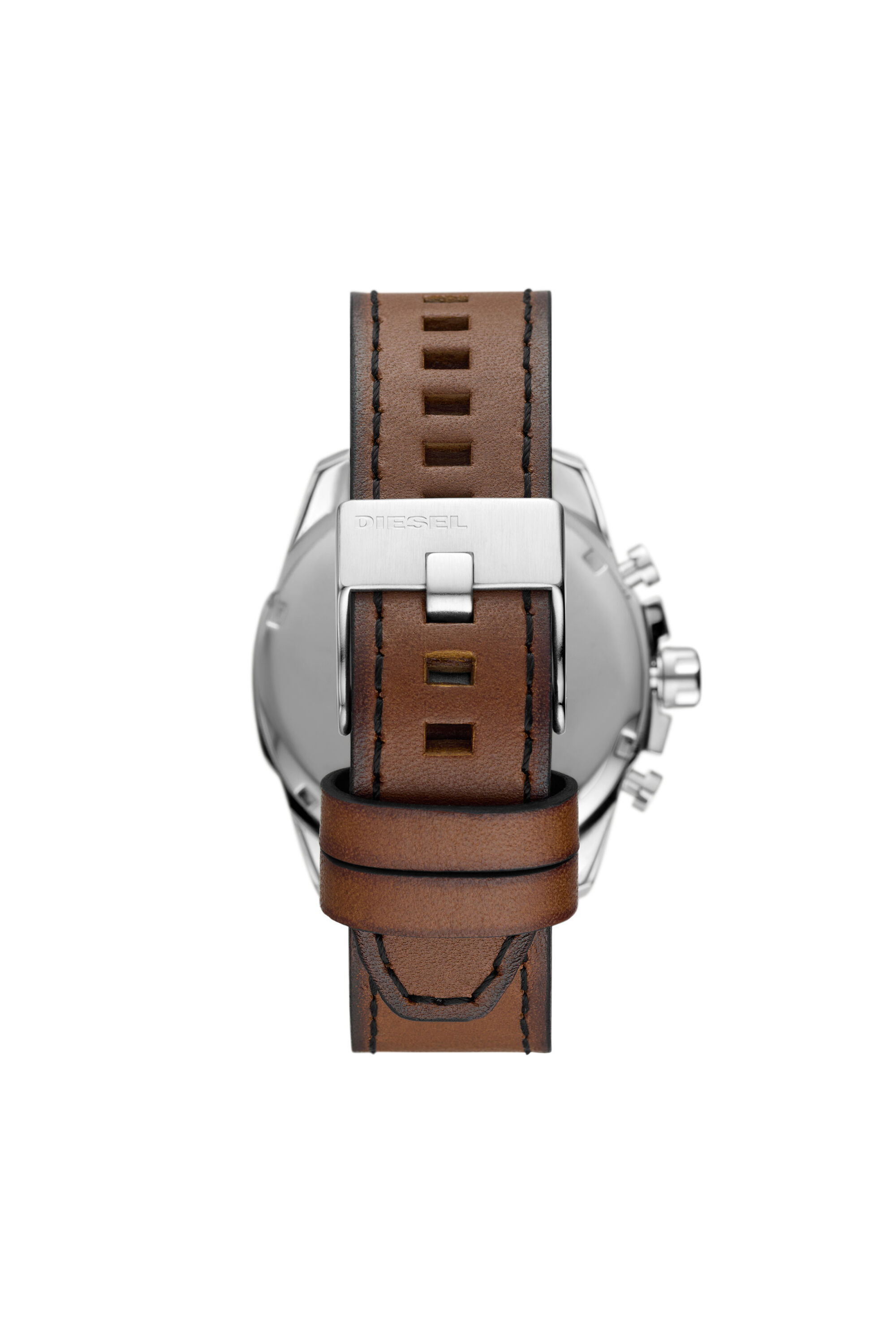 Diesel - DZ4599, Reloj Baby Chief de cuero marrón con cronógrafo Unisex in Marrón - 2
