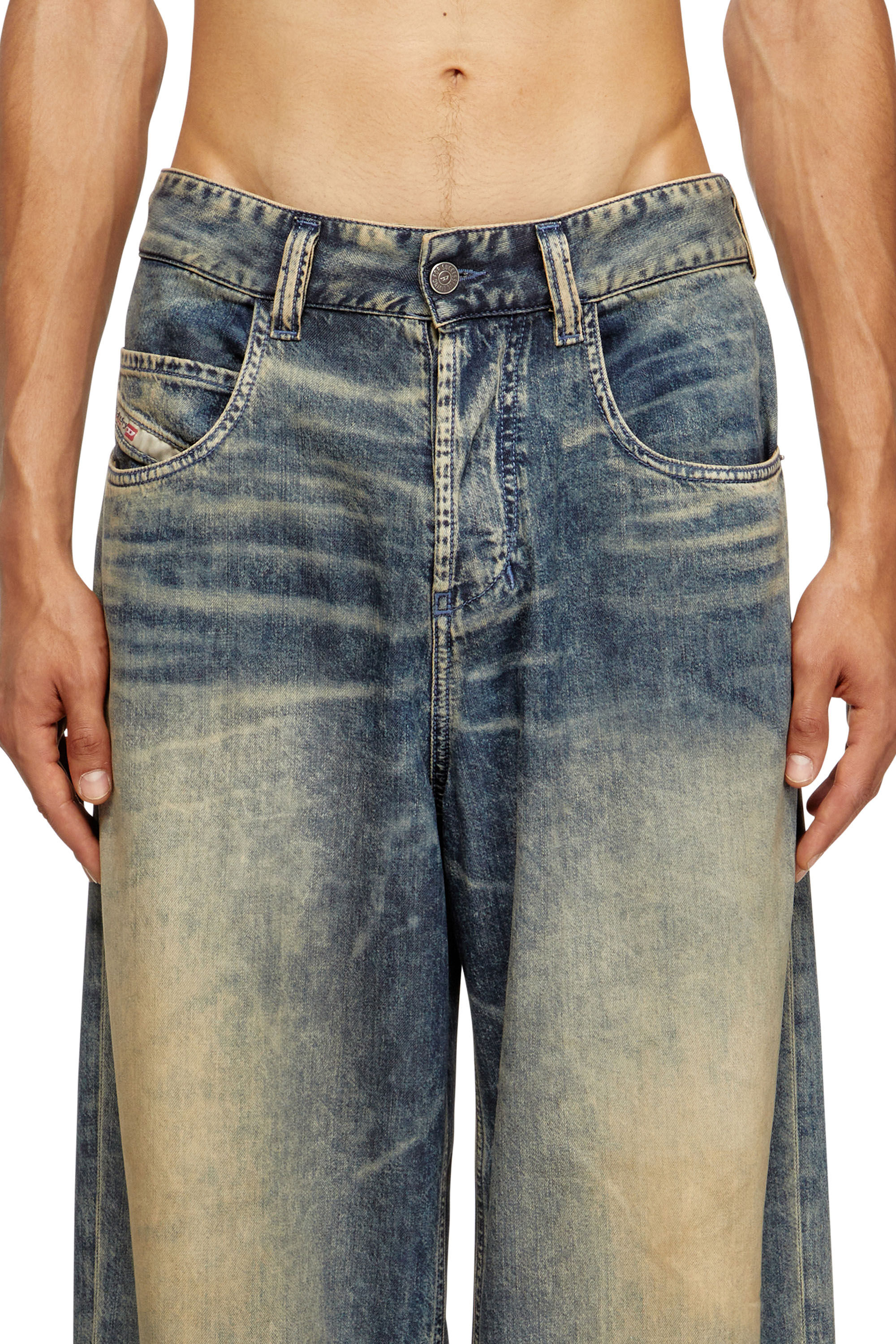 Diesel - Relaxed Jeans 1997 D-Enim-M 0CEBB Hombre, Azul medio - 5
