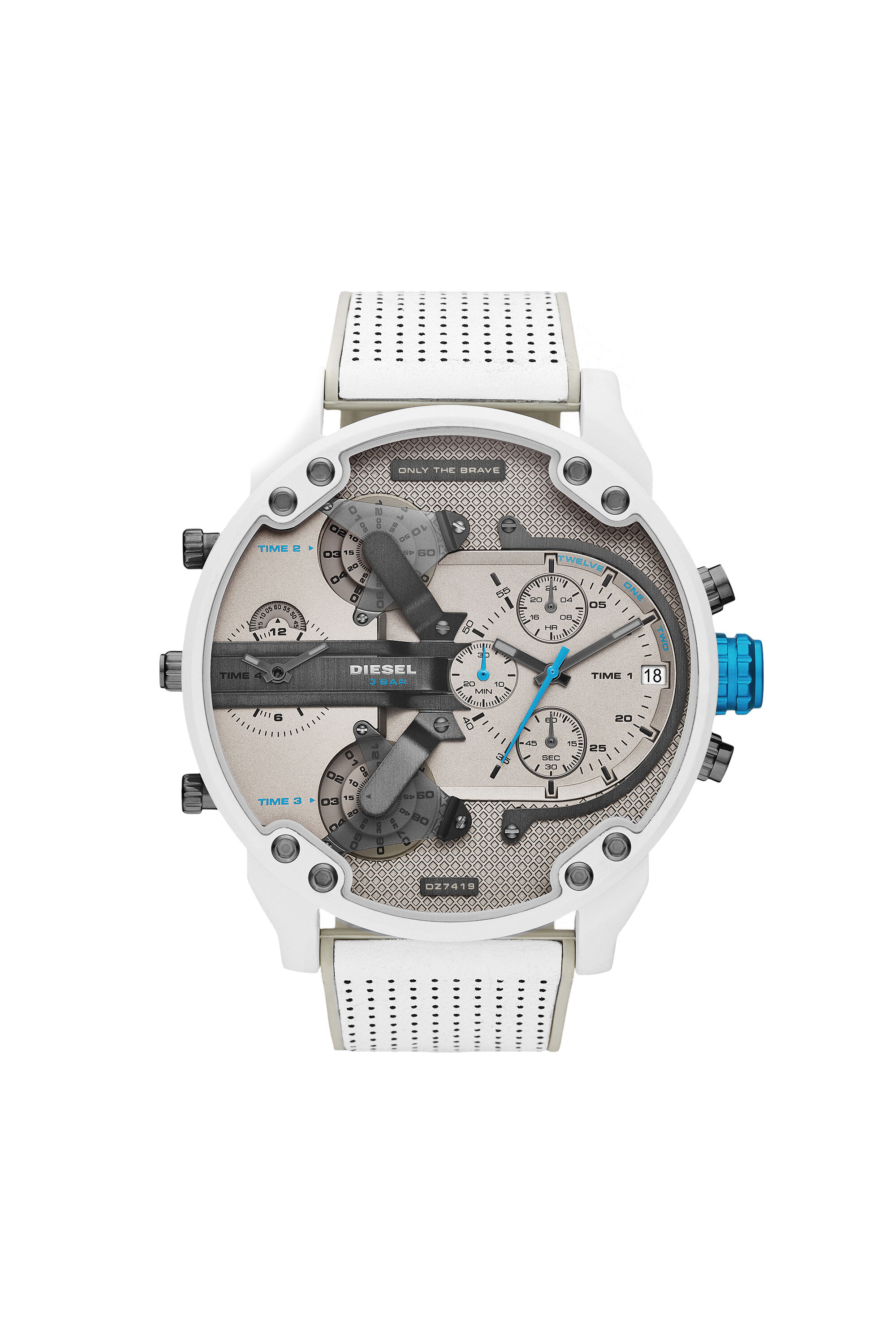 Reloj diesel blanco clearance