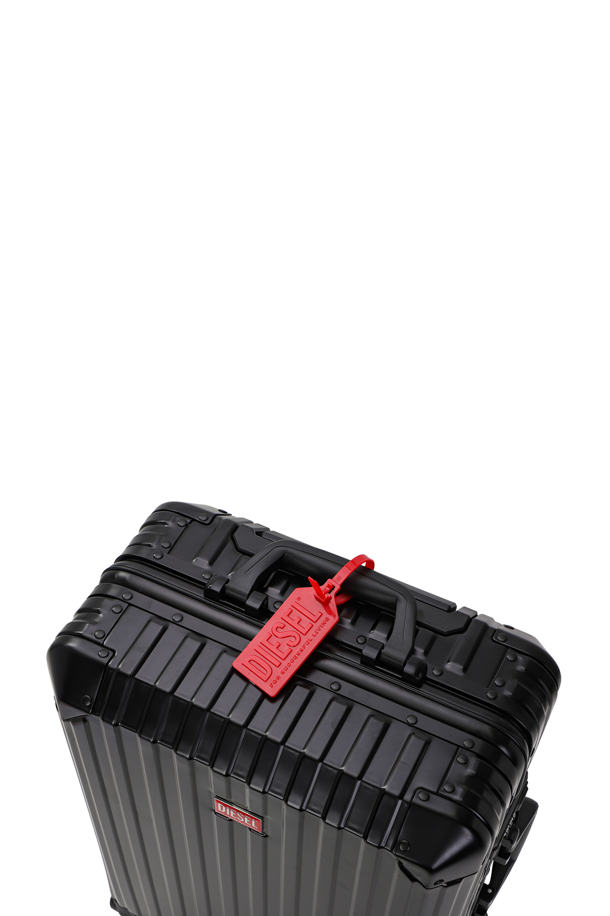 Diesel - DIESEL ALUMINUM TROLLEY- DSL002, Maleta de aluminio tama&ntilde;o S Unisex in Negro - 6