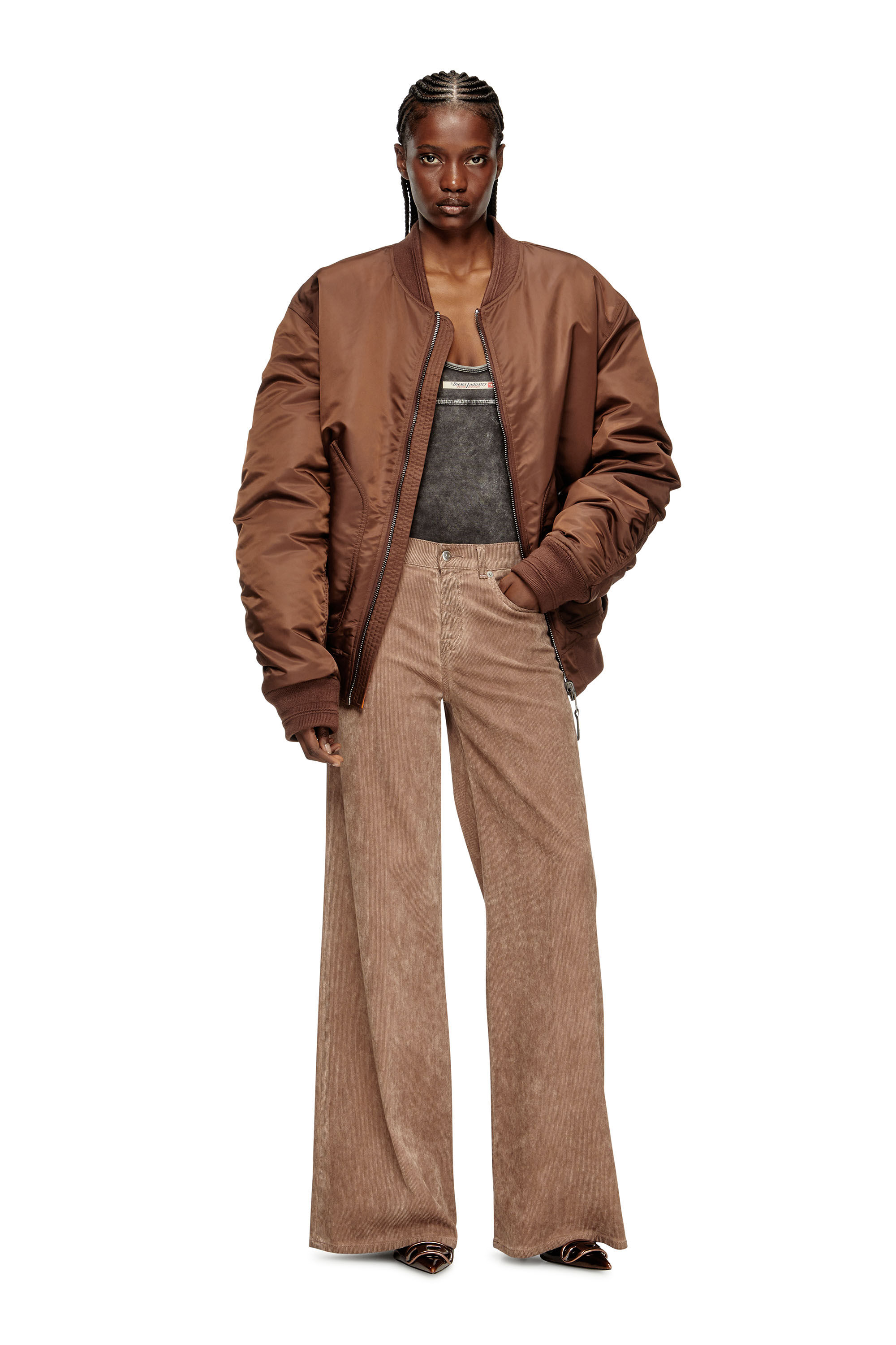 Diesel - Flare Jeans 1978 D-Akemi 068SD Mujer, Rosa - 1