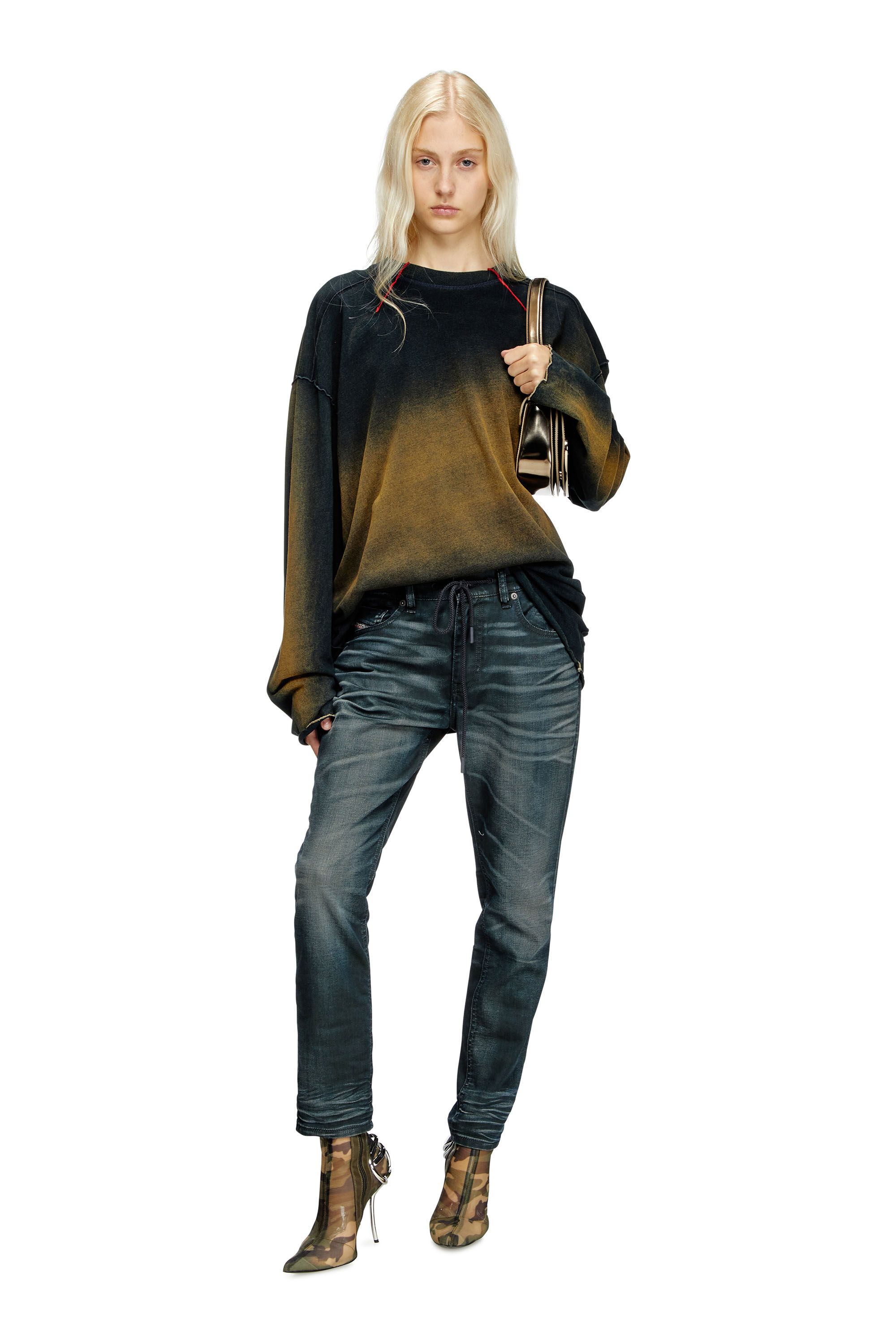 Diesel - Regular 2031 D-Krailey Joggjeans® 068QK Mujer, Azul Oscuro - 1
