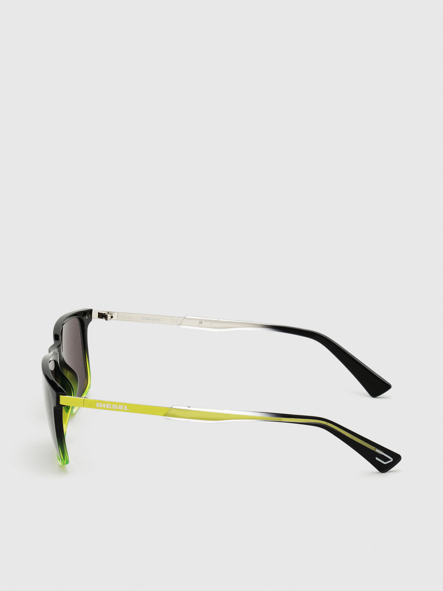 Diesel - DL0312, Gafas de sol inyectadas Hombre in Negro - 3