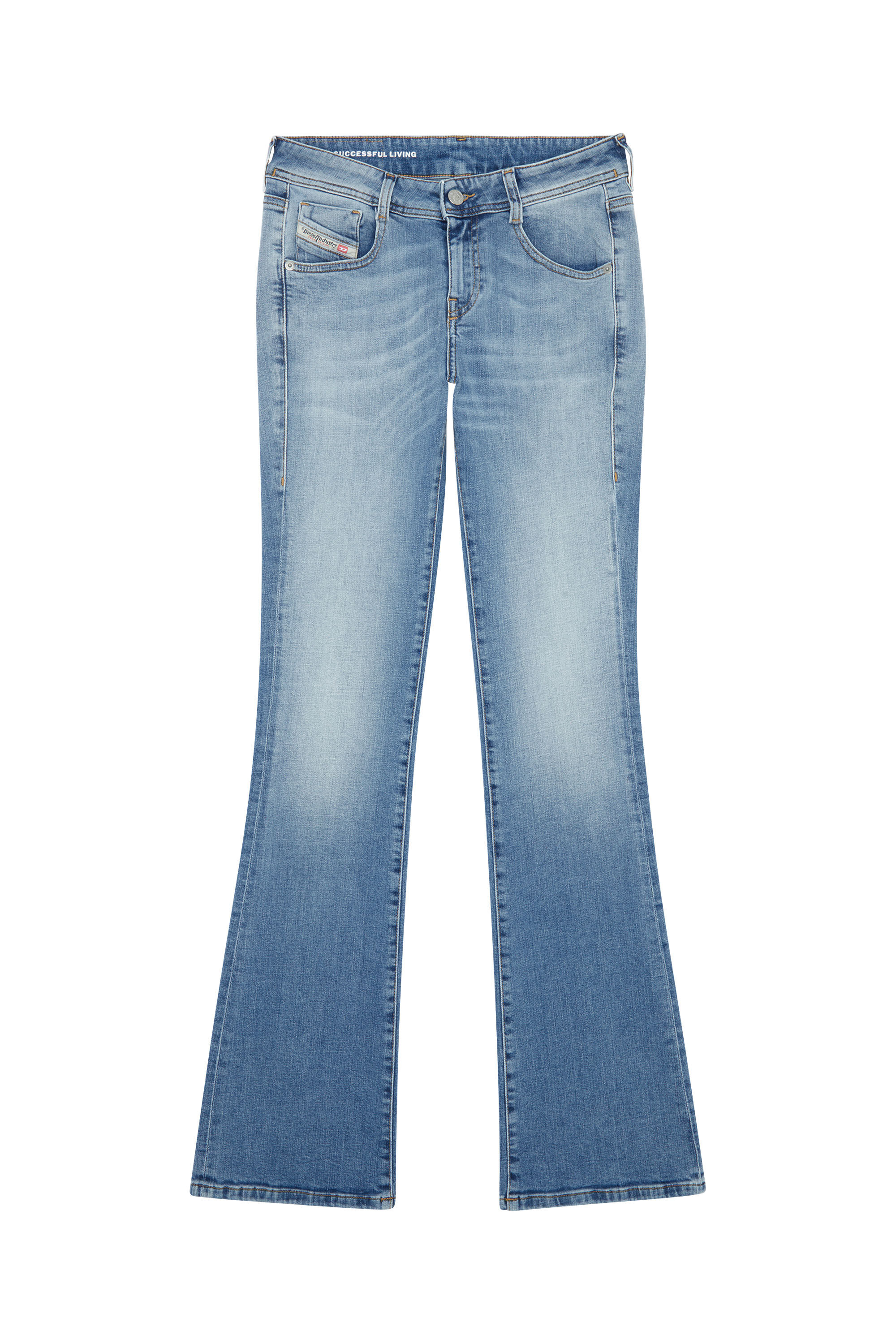 Diesel - Bootcut and Flare Jeans 1969 D-Ebbey 09K06, Azul Claro - Image 2