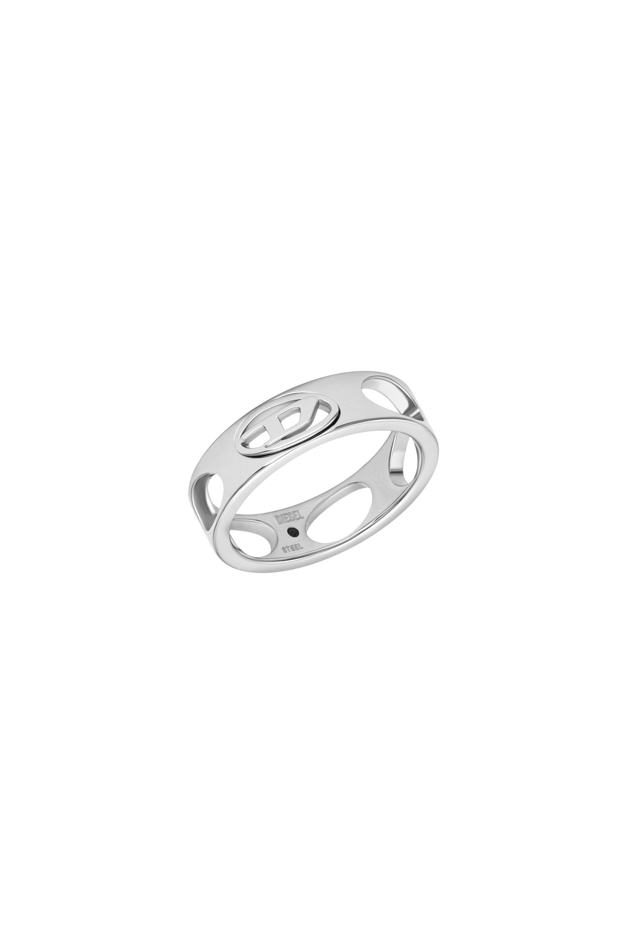 Diesel - DX166540 JEWELLERY, Anillo de banda de acero inoxidable Unisex in Plateado - 1