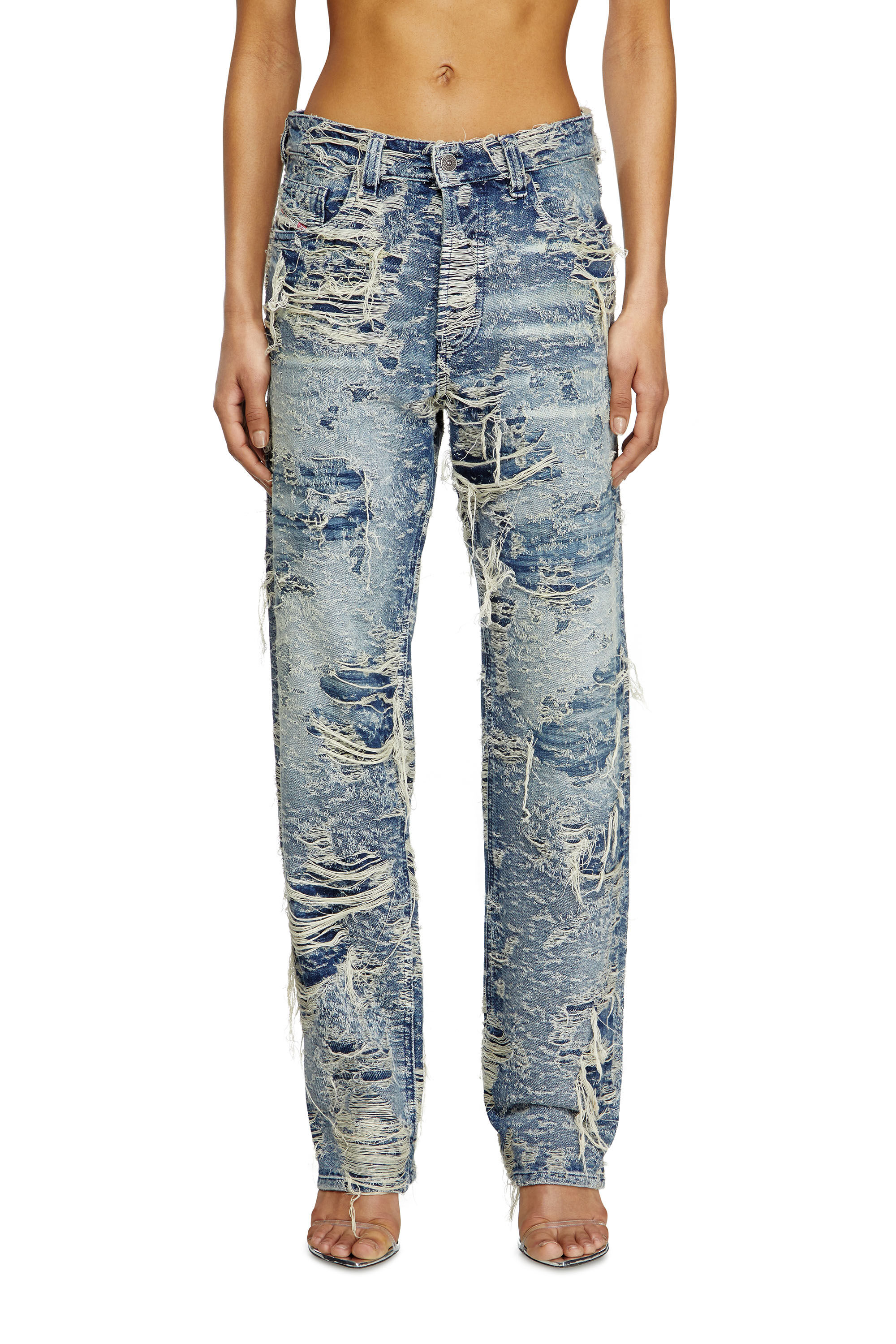 Diesel - Regular Jeans 1988 D-Ark 09M04 Mujer, Azul medio - 3